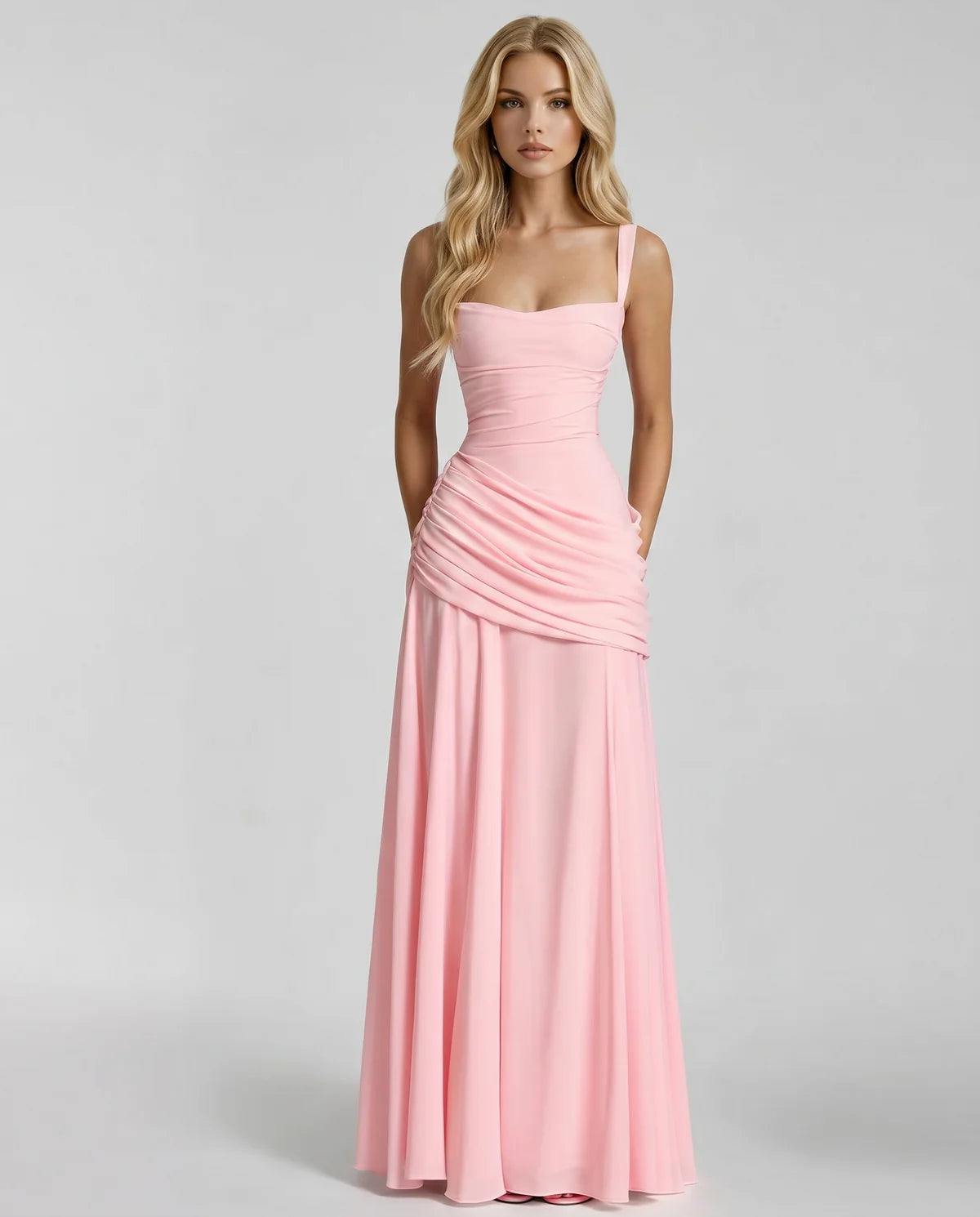 Adeline Chiffon Maxi Dress