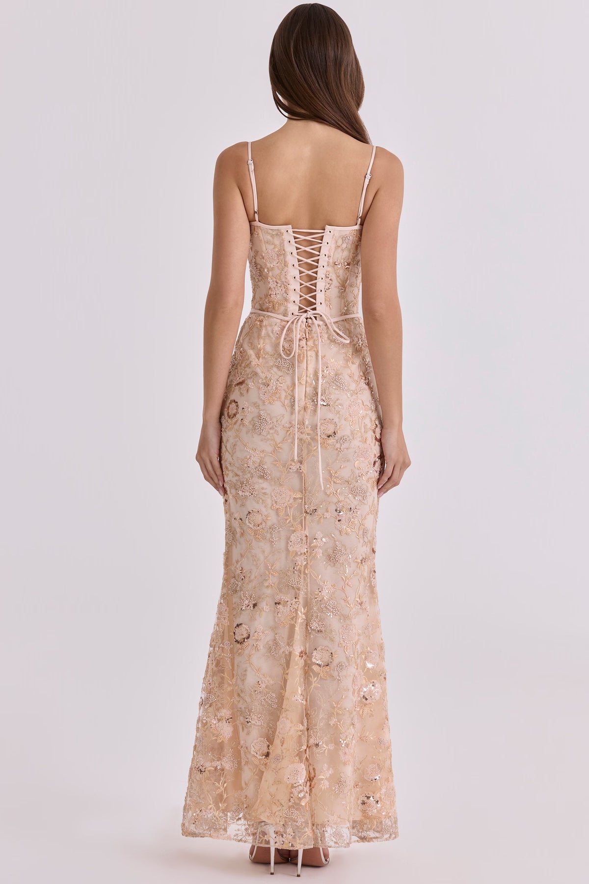 Naïma Embellished Corset Maxi Dress