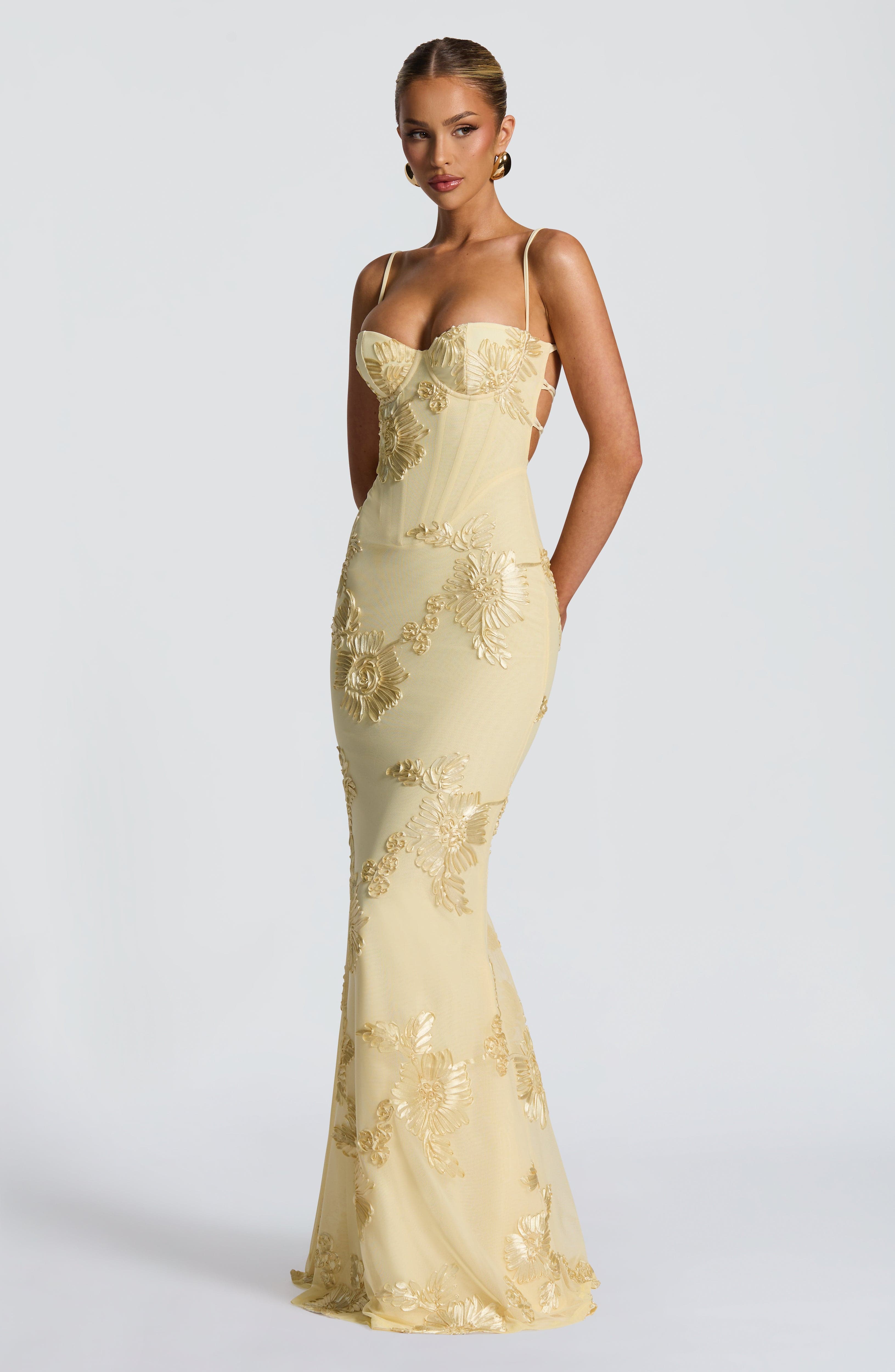 Nefertiti Corset Maxi Dress