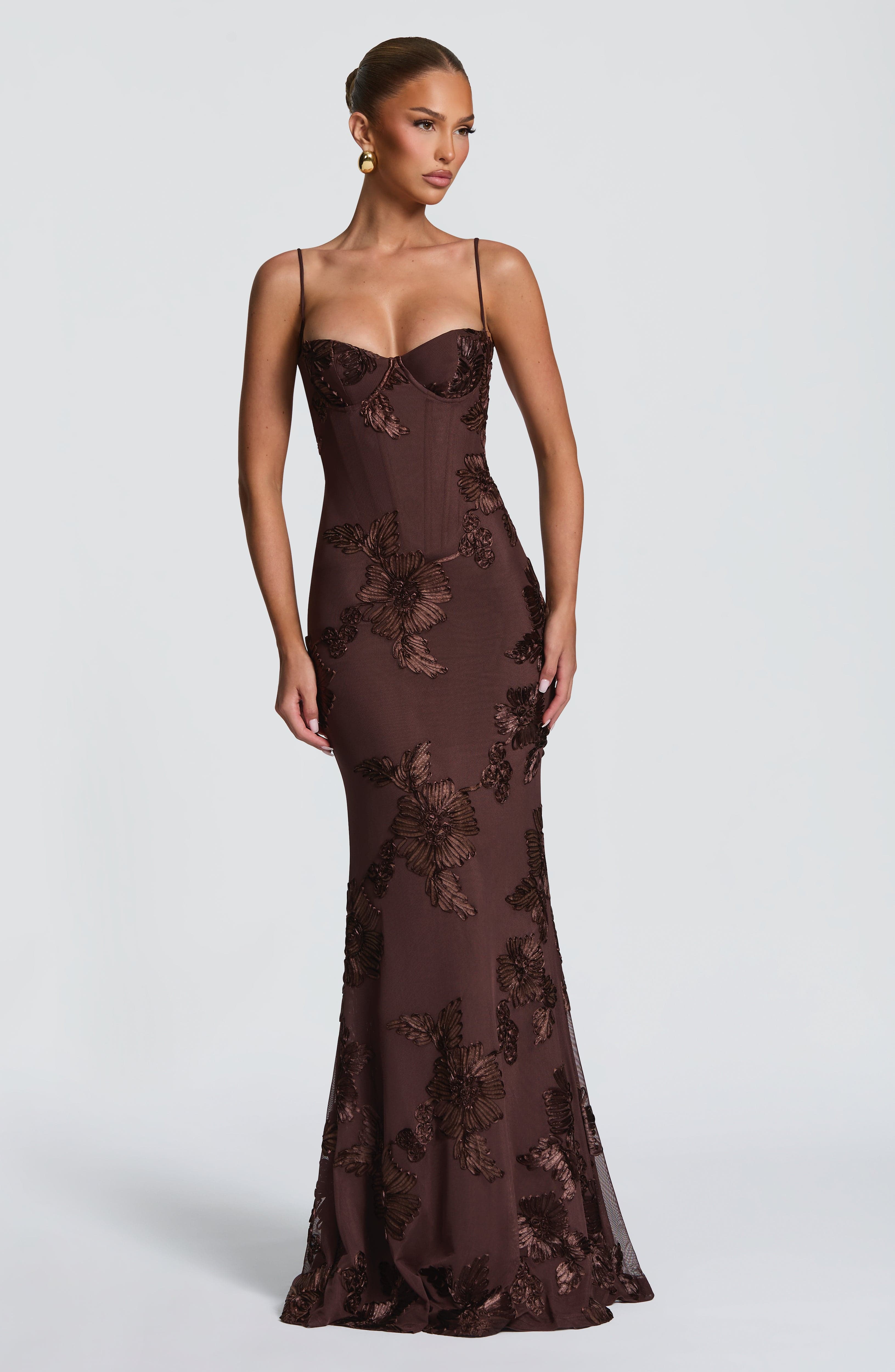 Nefertiti Corset Maxi Dress