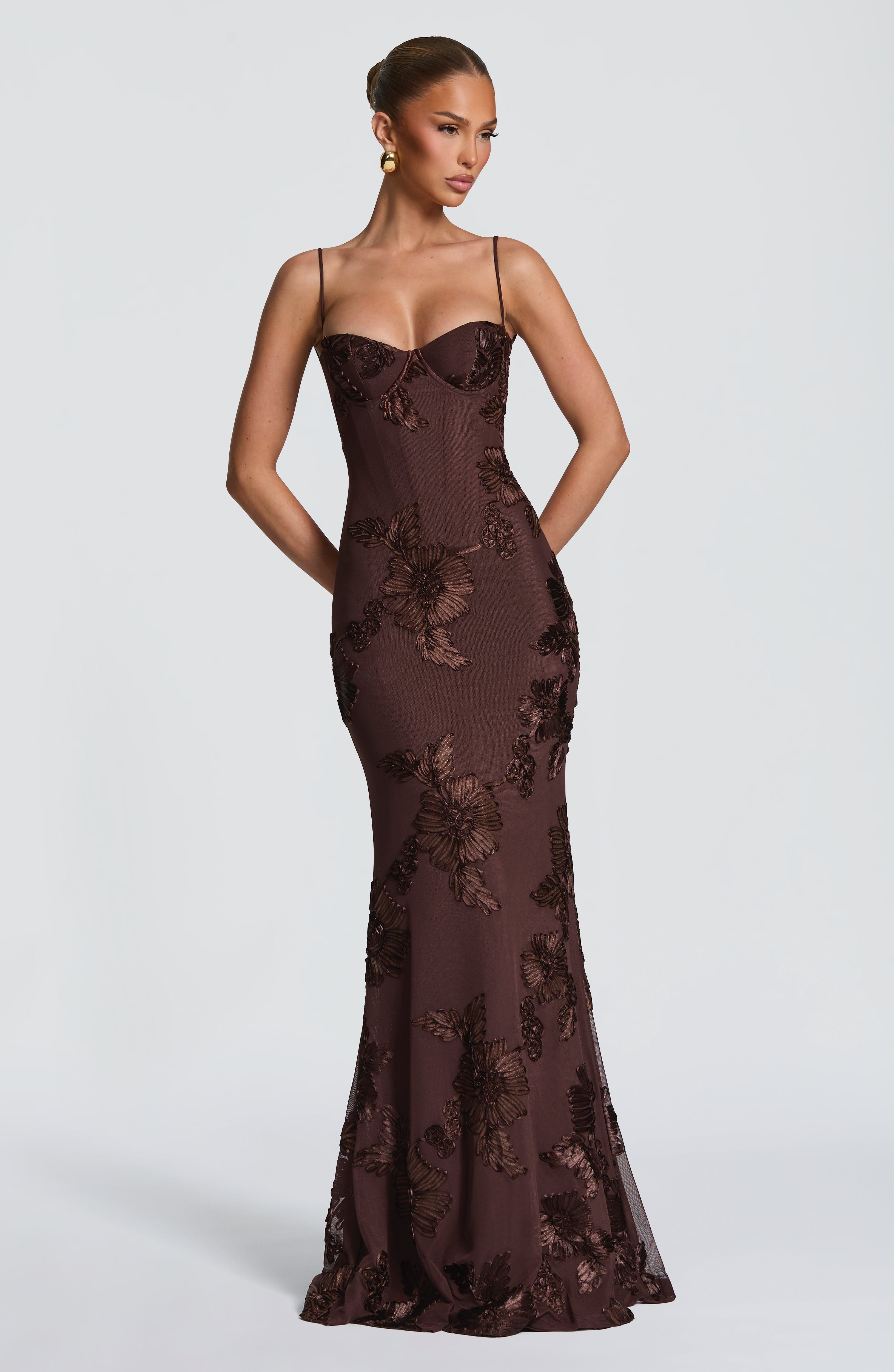 Nefertiti Corset Maxi Dress