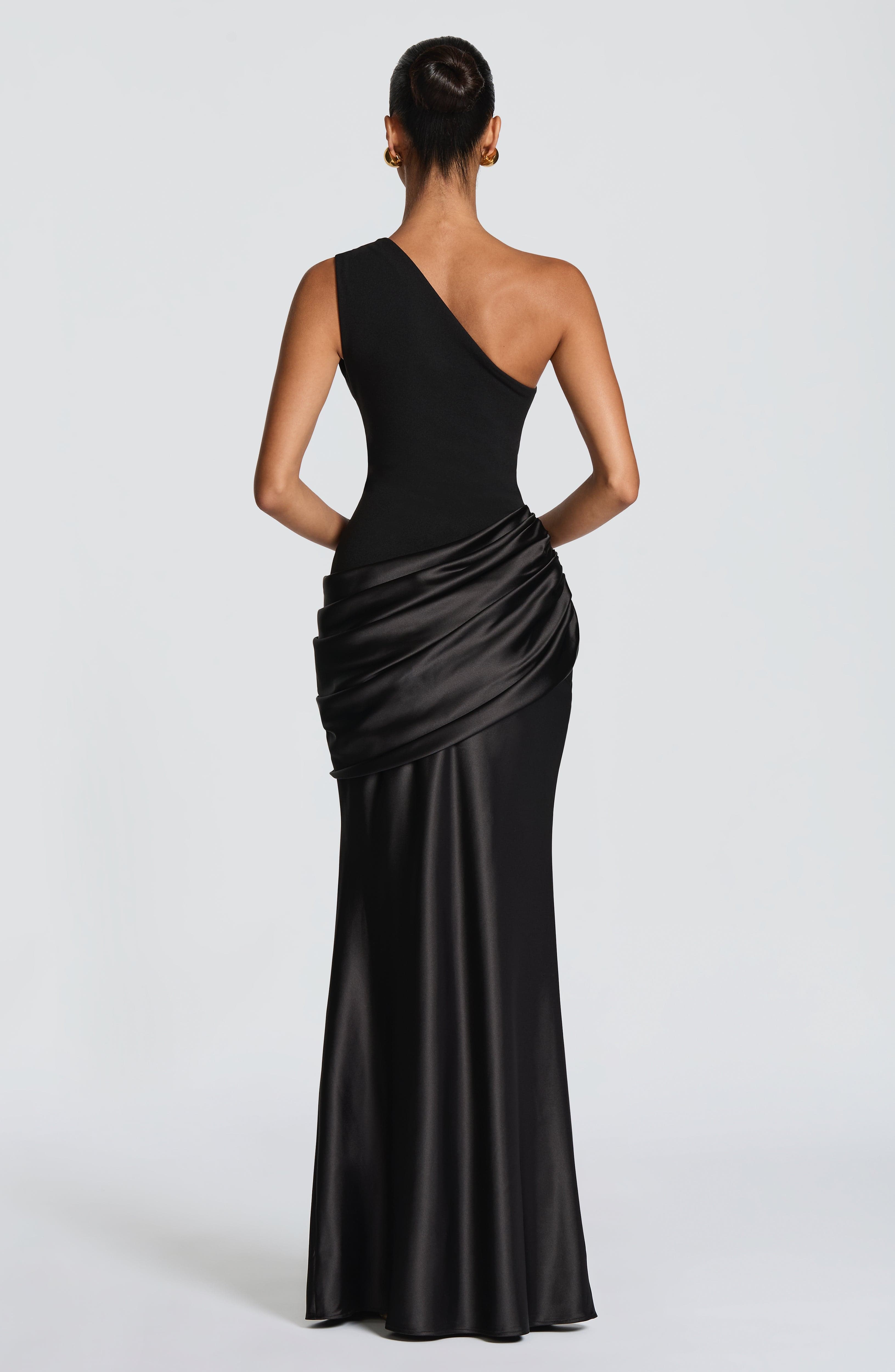 Violette Asymmetric Maxi Dress