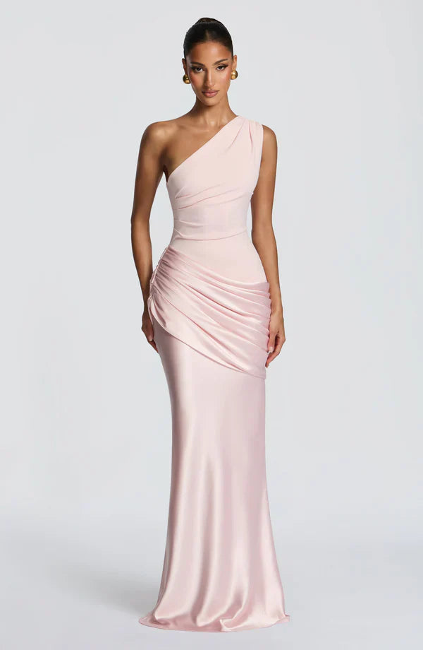 Violette Asymmetric Maxi Dress
