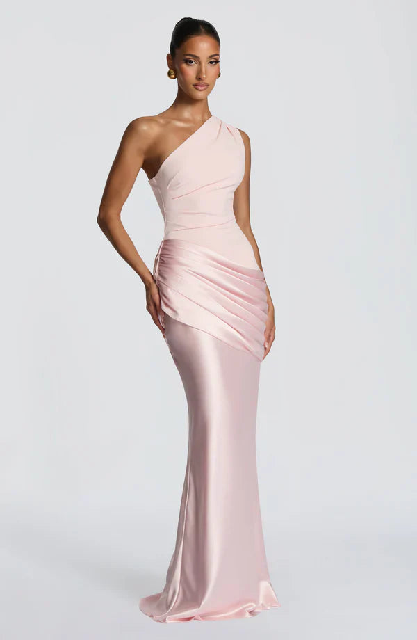 Violette Asymmetric Maxi Dress