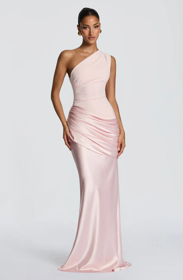 Violette Asymmetric Maxi Dress