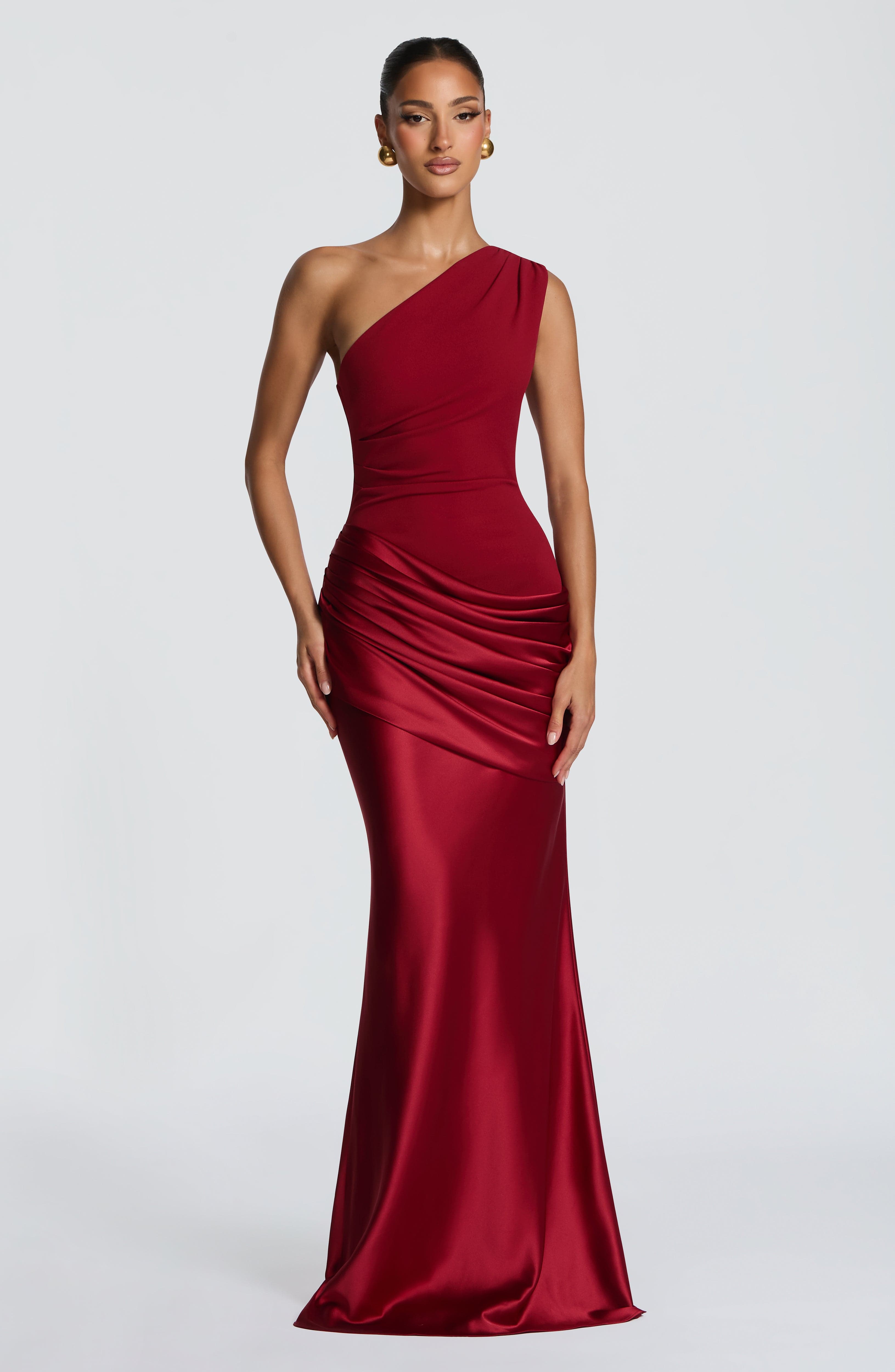 Violette Asymmetric Maxi Dress
