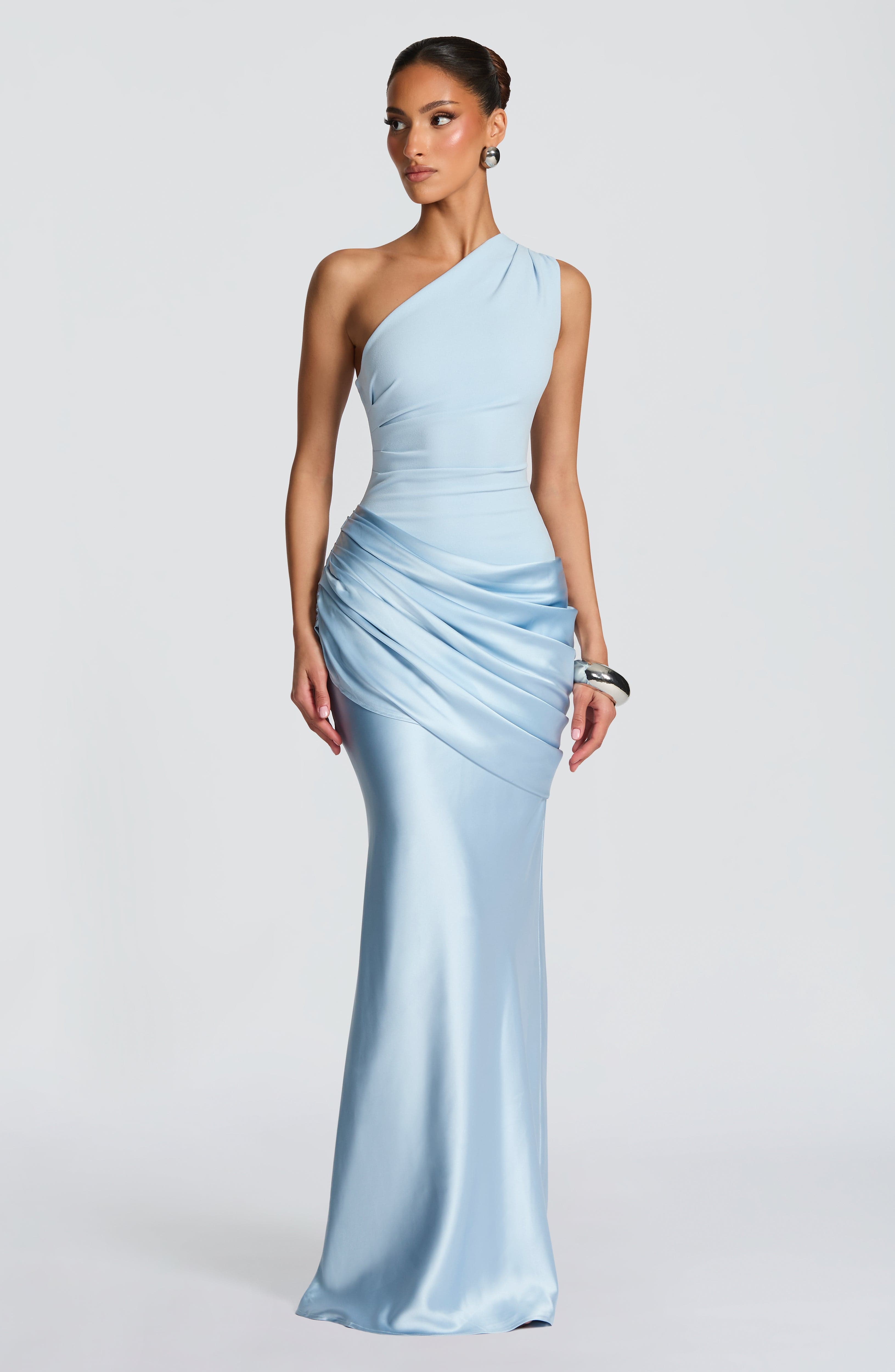 Violette Asymmetric Maxi Dress