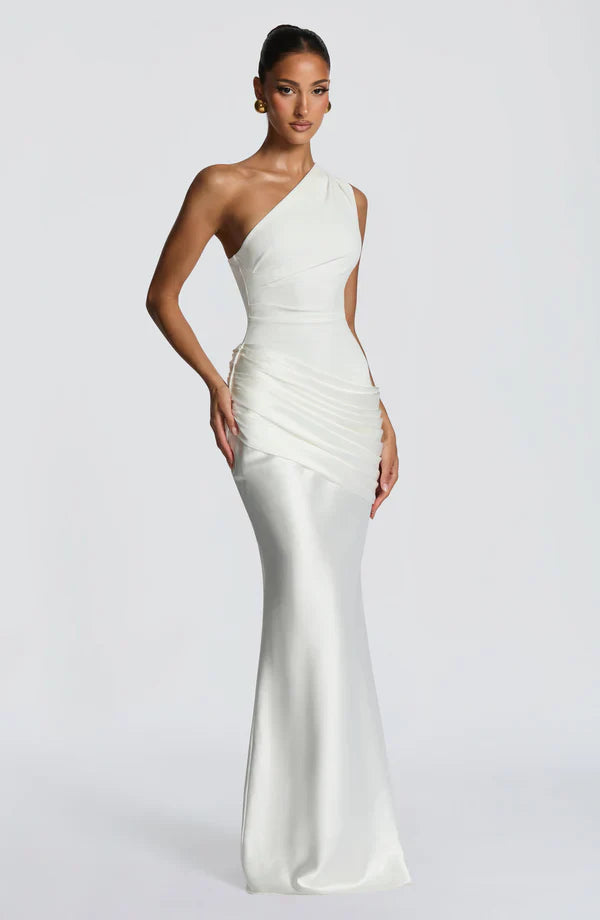 Violette Asymmetric Maxi Dress