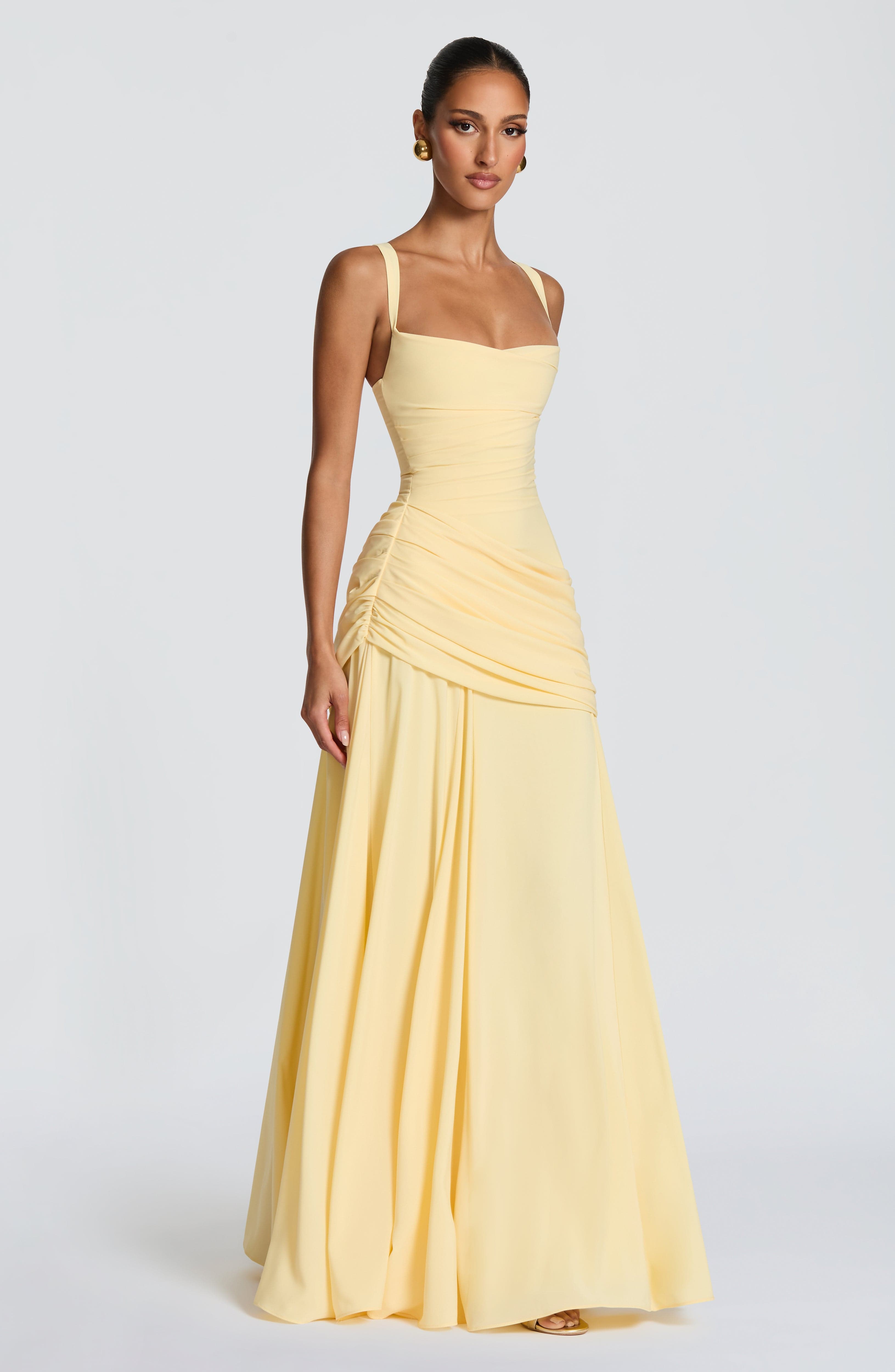 Adeline Chiffon Maxi Dress