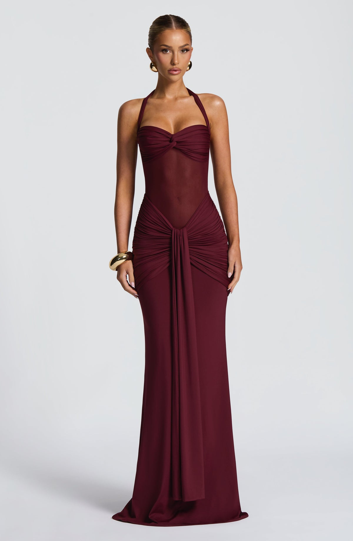 Vixen Halter Maxi Dress