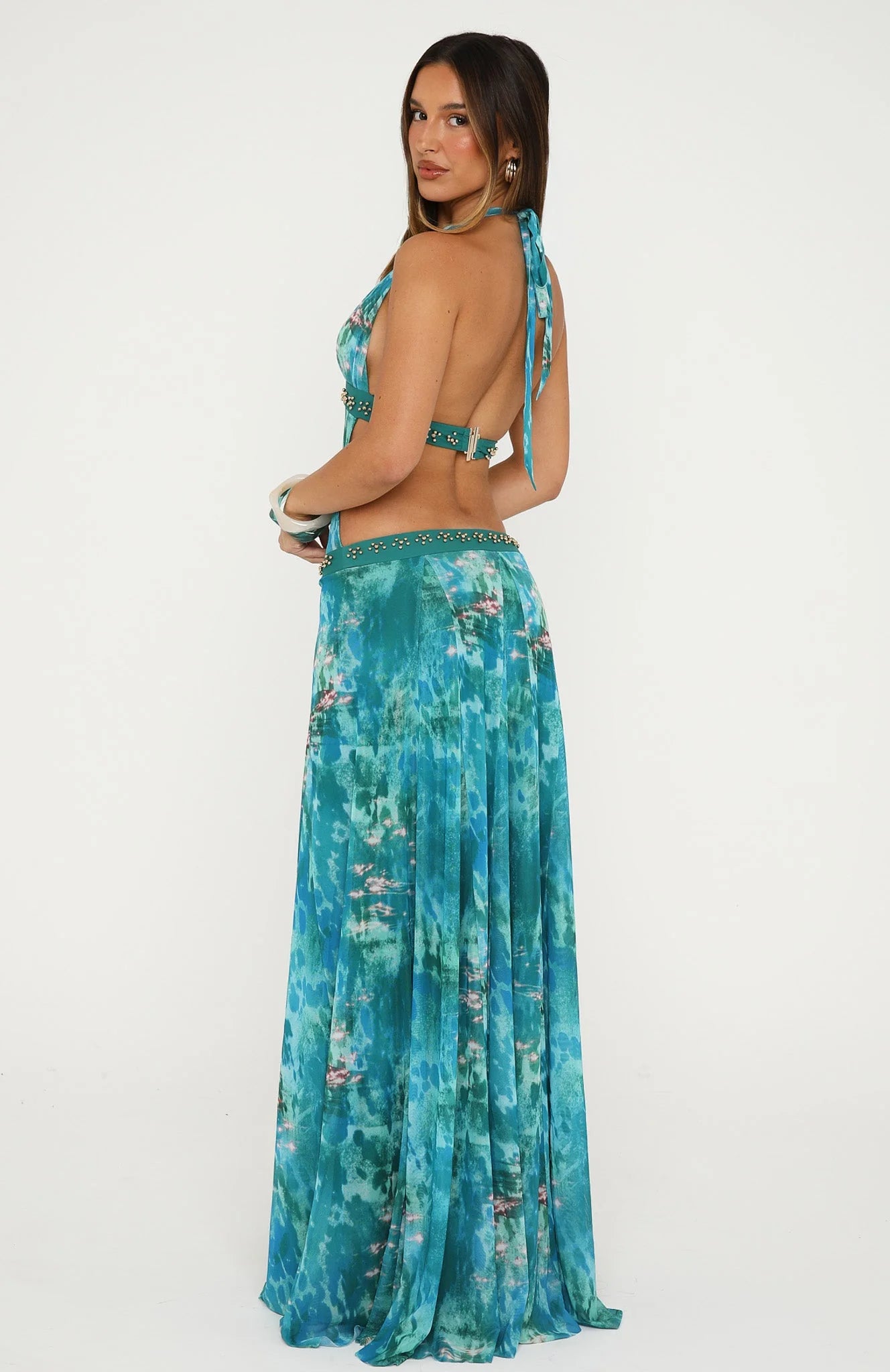 Sorevia Halter Maxi Dress