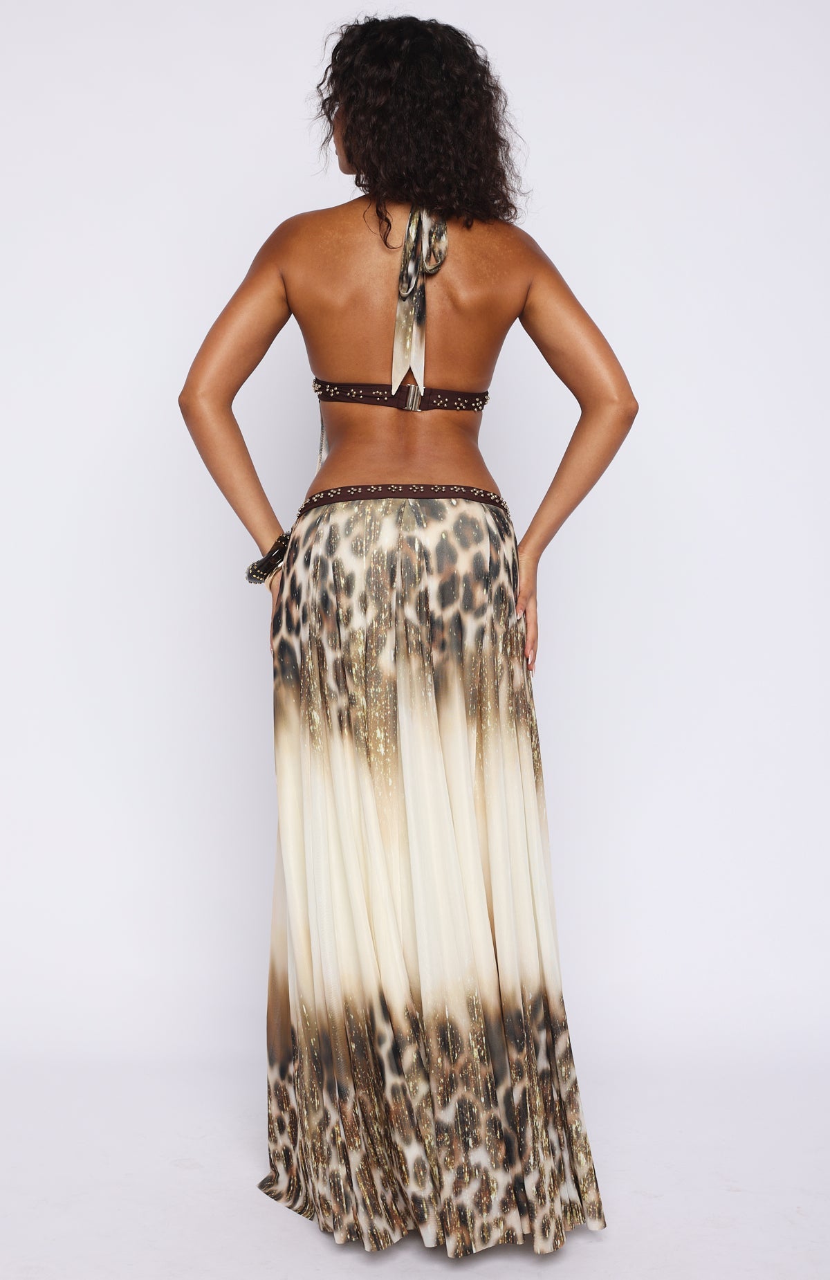 Sorevia Halter Maxi Dress