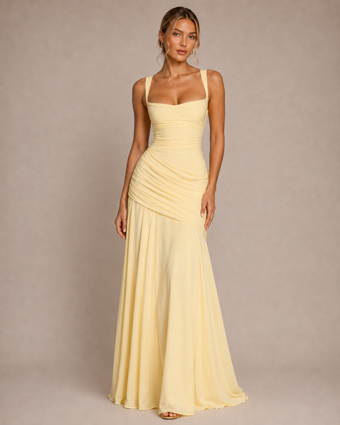 Adeline Chiffon Maxi Dress