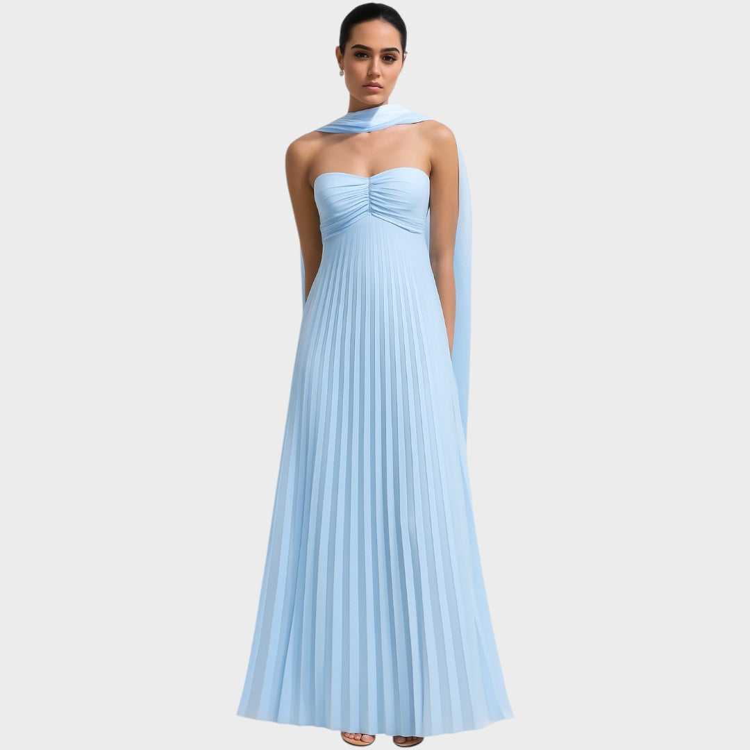 Avenya Pleated Maxi Dress