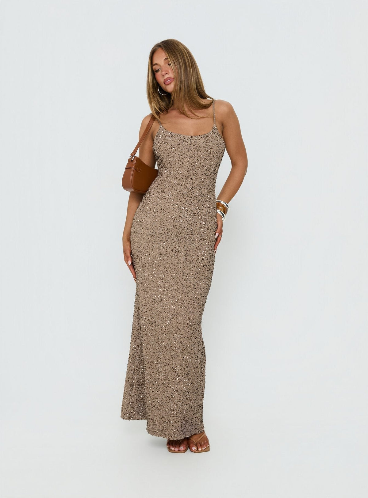 Marielle Sequin Maxi Dress