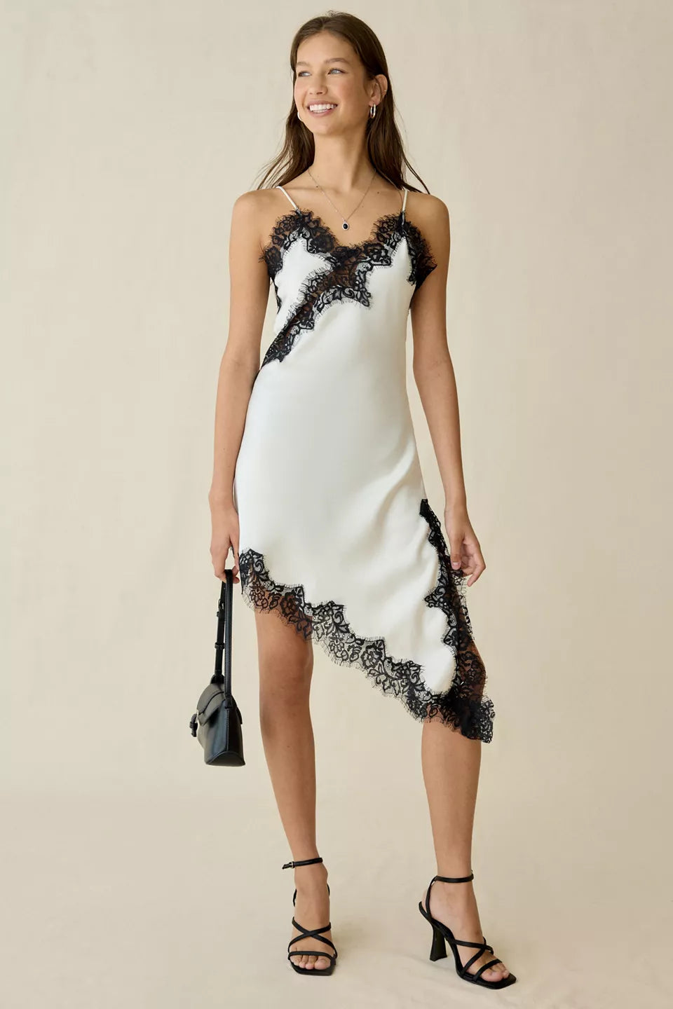 Aurevia Lace Mini Dress