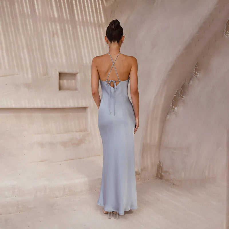 Chiara Halter Maxi Dress