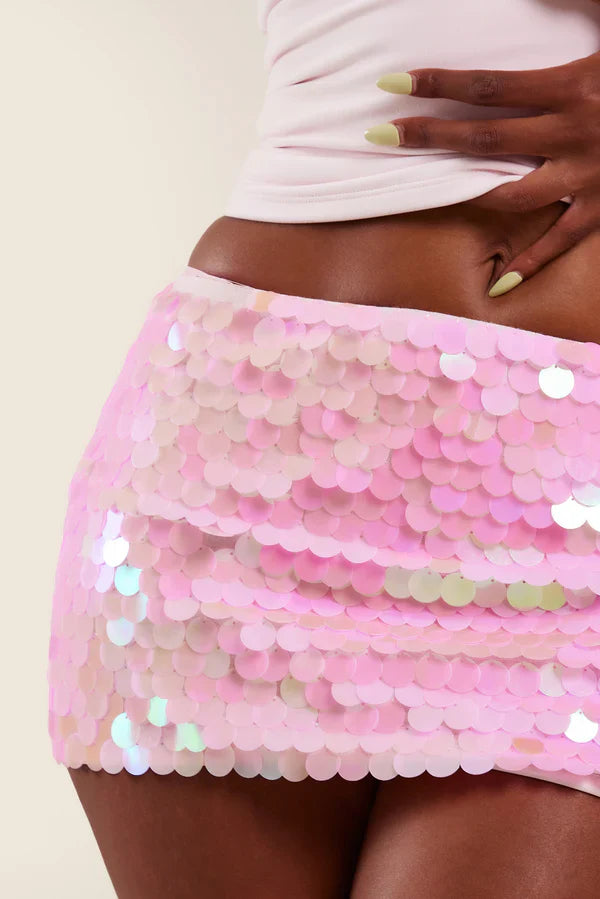Sequin Mini Skirt