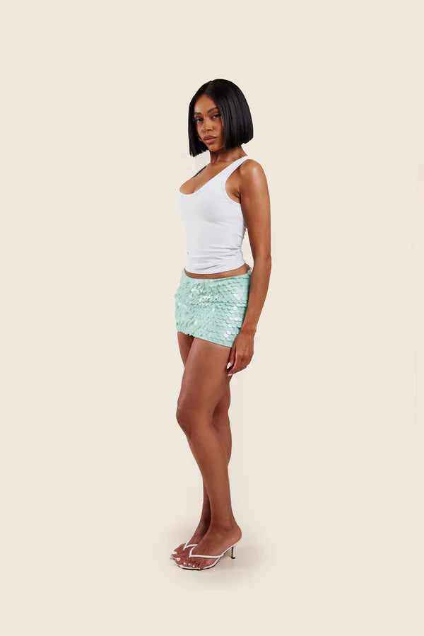 Sequin Mini Skirt