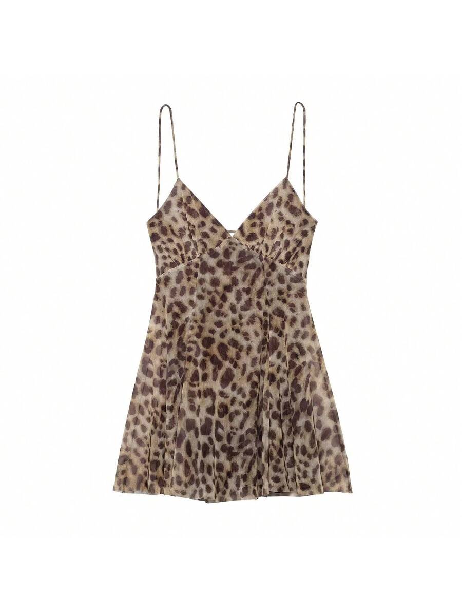 Elarisse Leopard Mini Dress