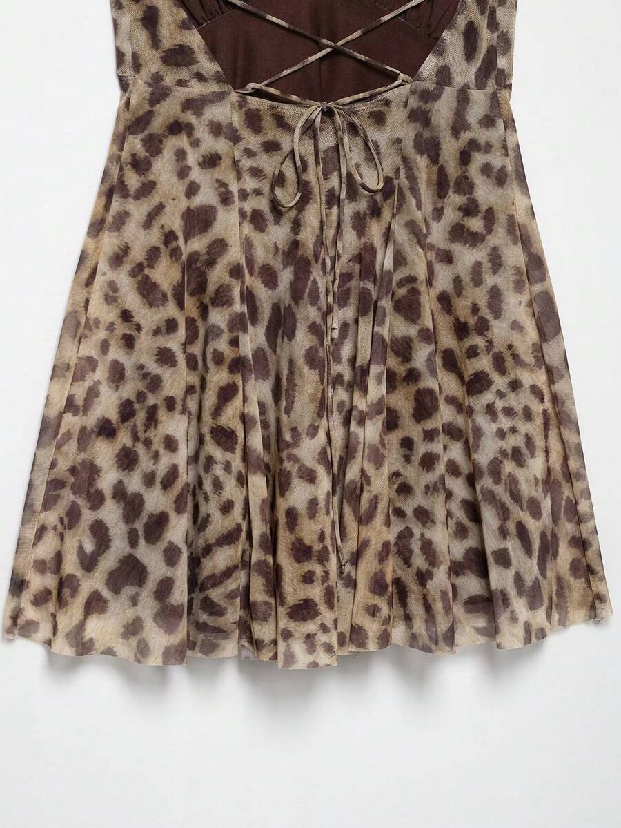 Elarisse Leopard Mini Dress