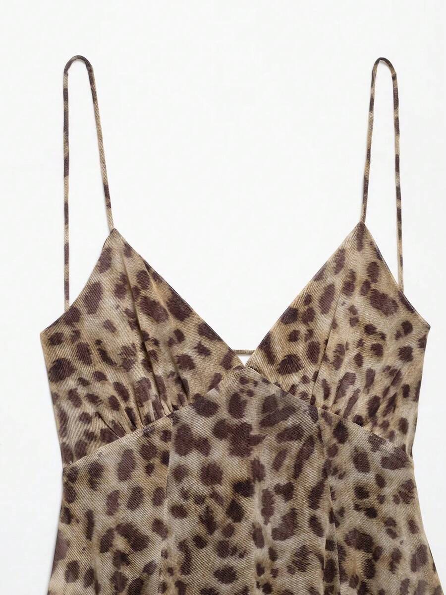 Elarisse Leopard Mini Dress