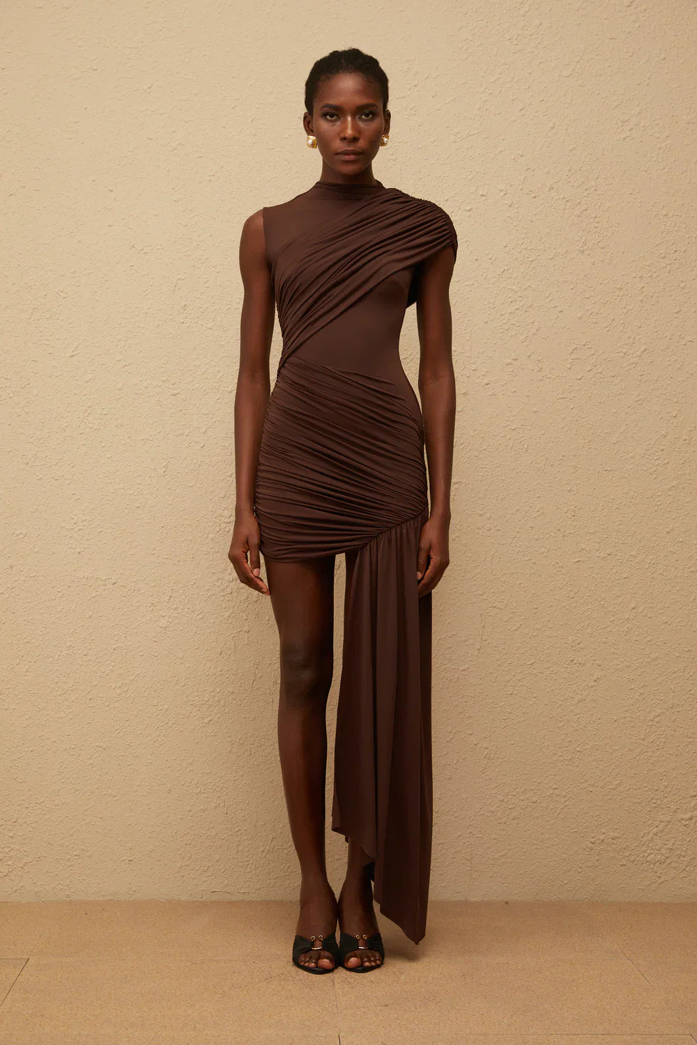 Amira Draped Mini Dress