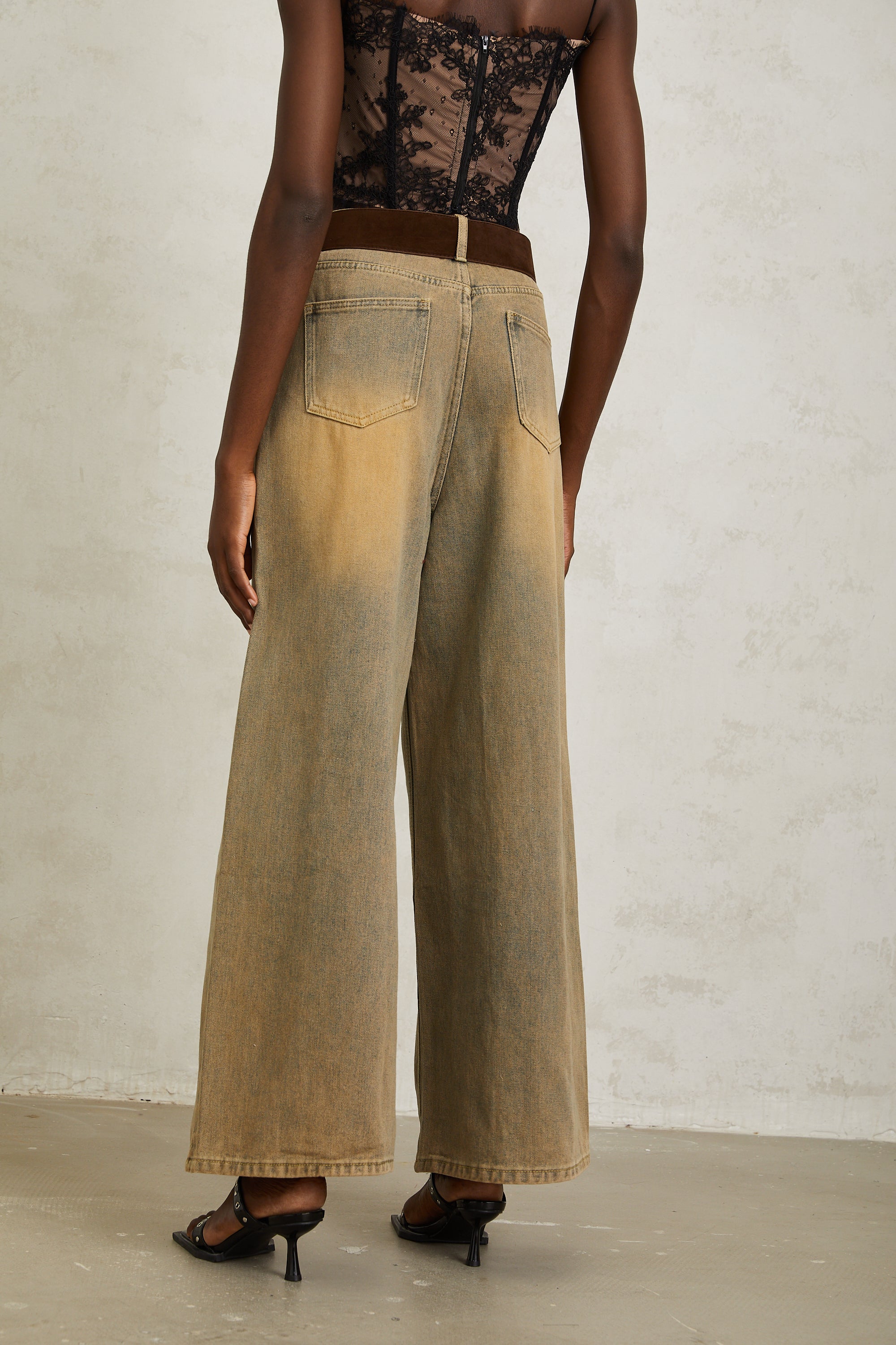 Loanne Wide-Leg Denim