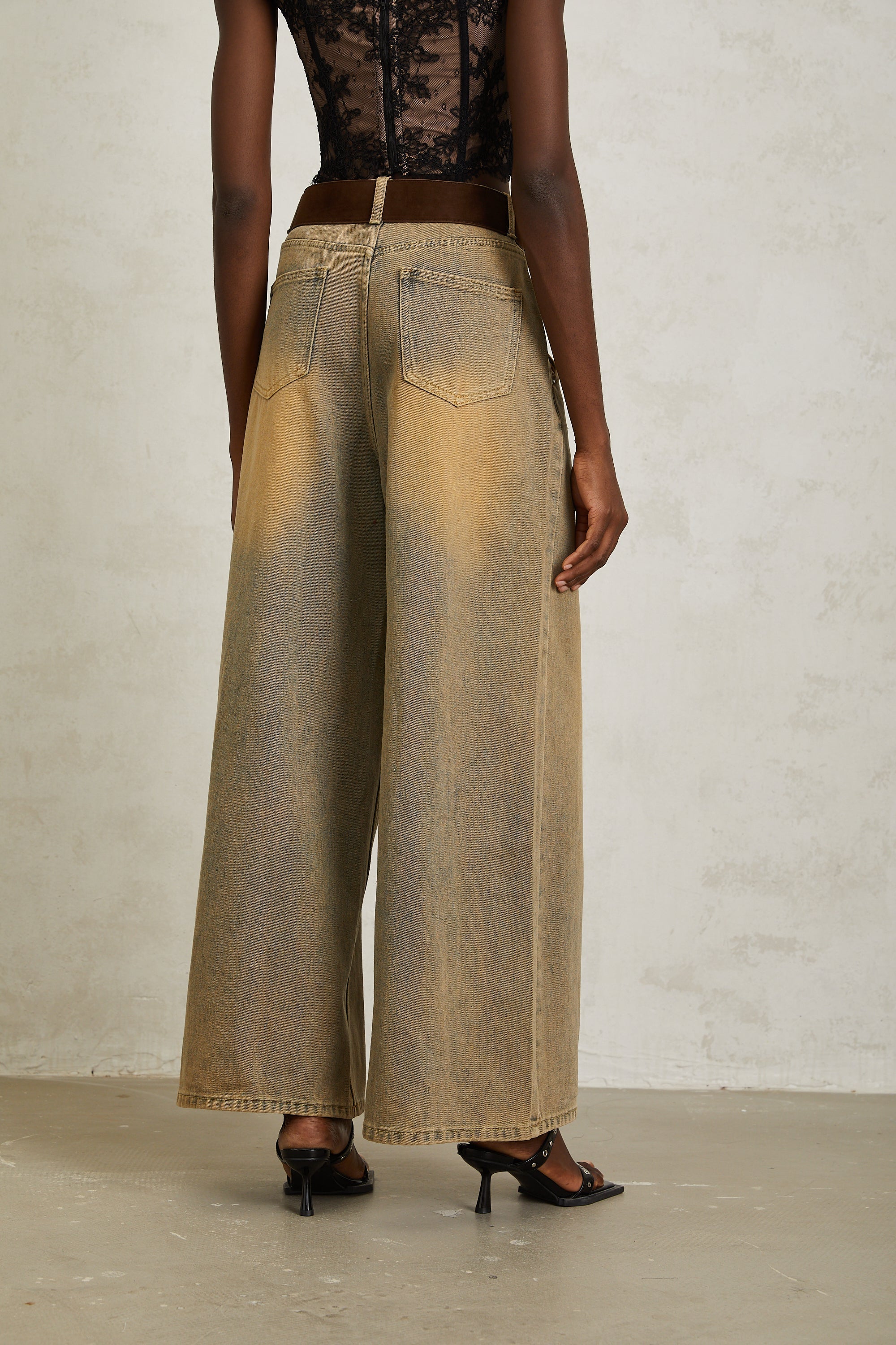 Loanne Wide-Leg Denim