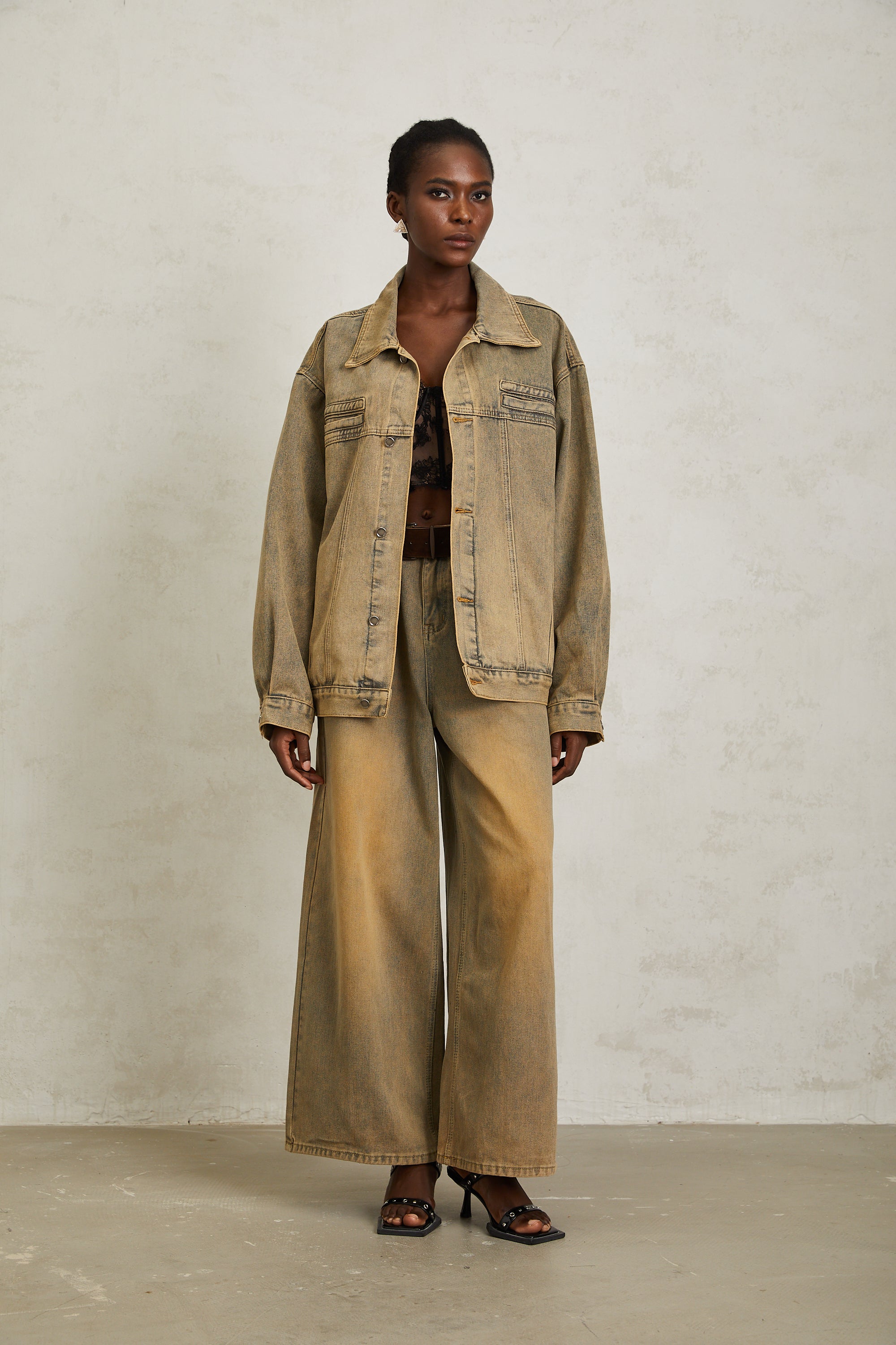 Loanne Wide-Leg Denim