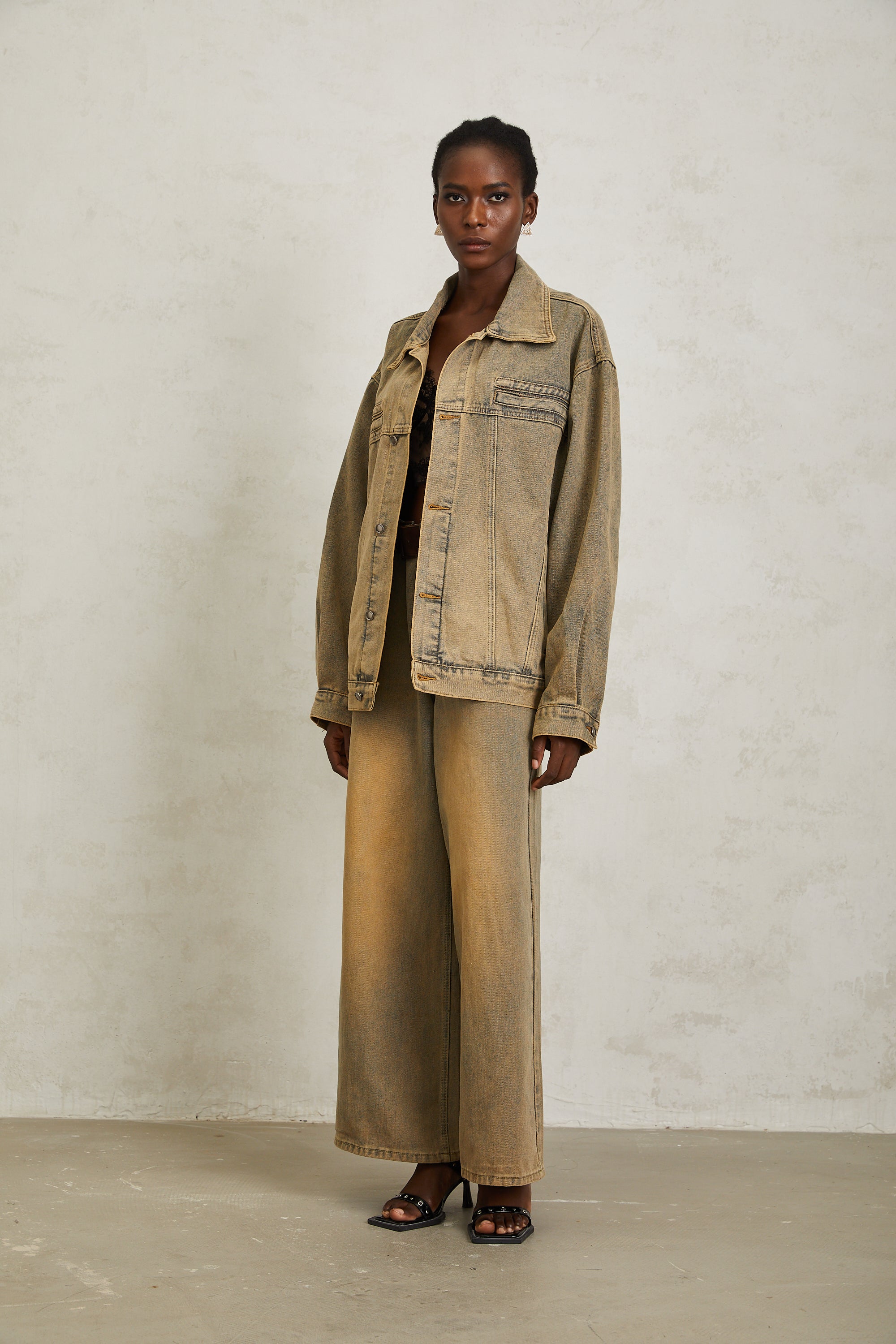 Loanne Wide-Leg Denim