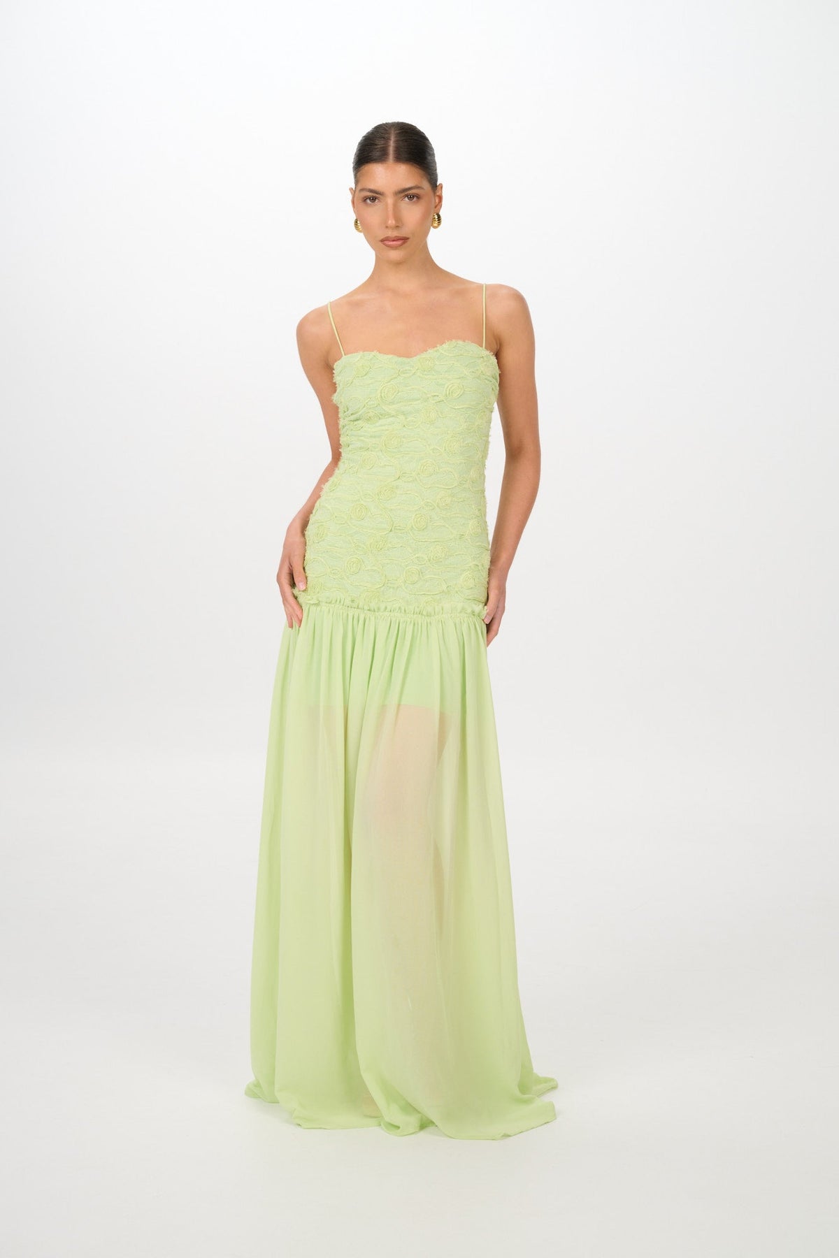 Renata Rosette Maxi Dress