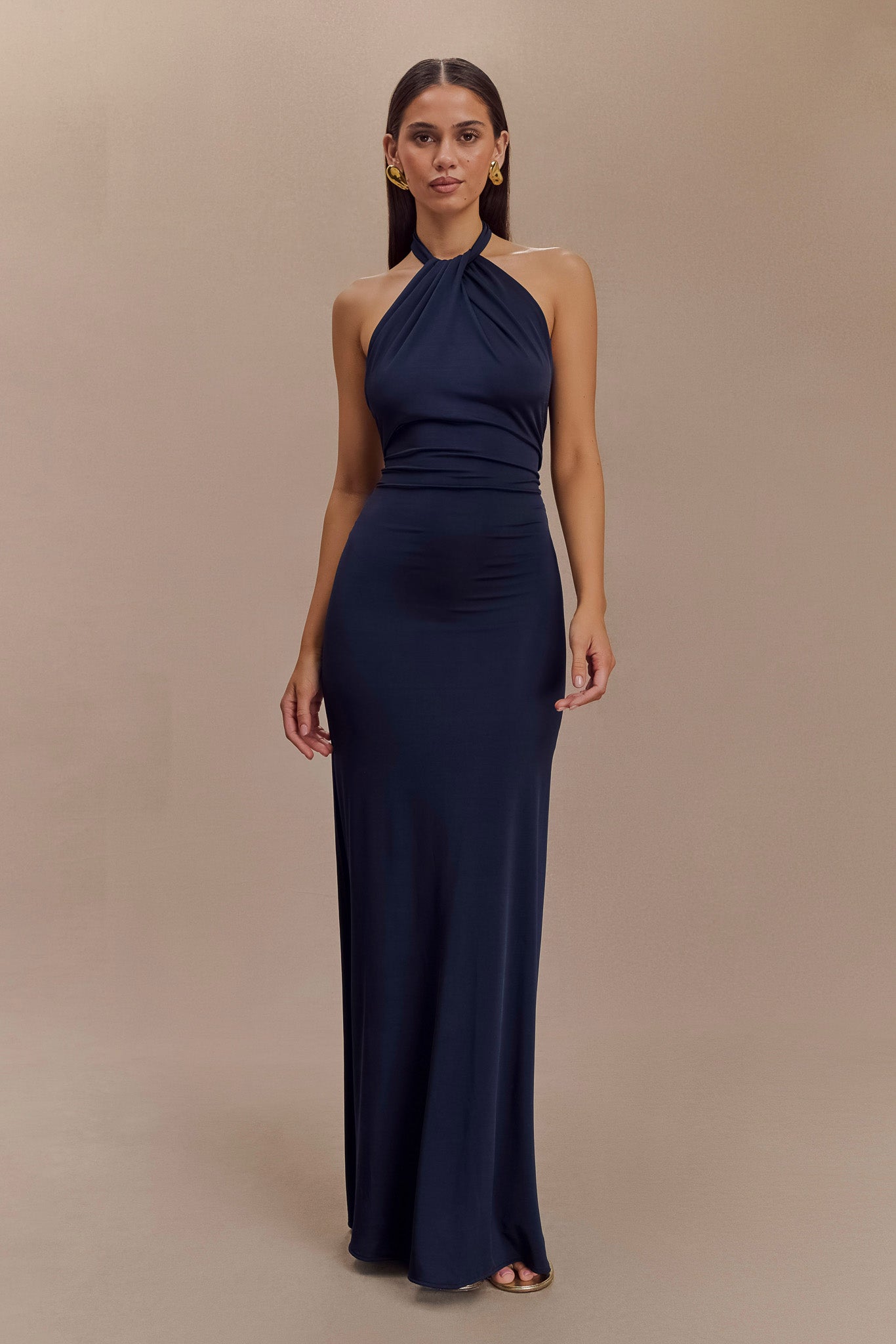 Vaelora Halter Maxi Dress