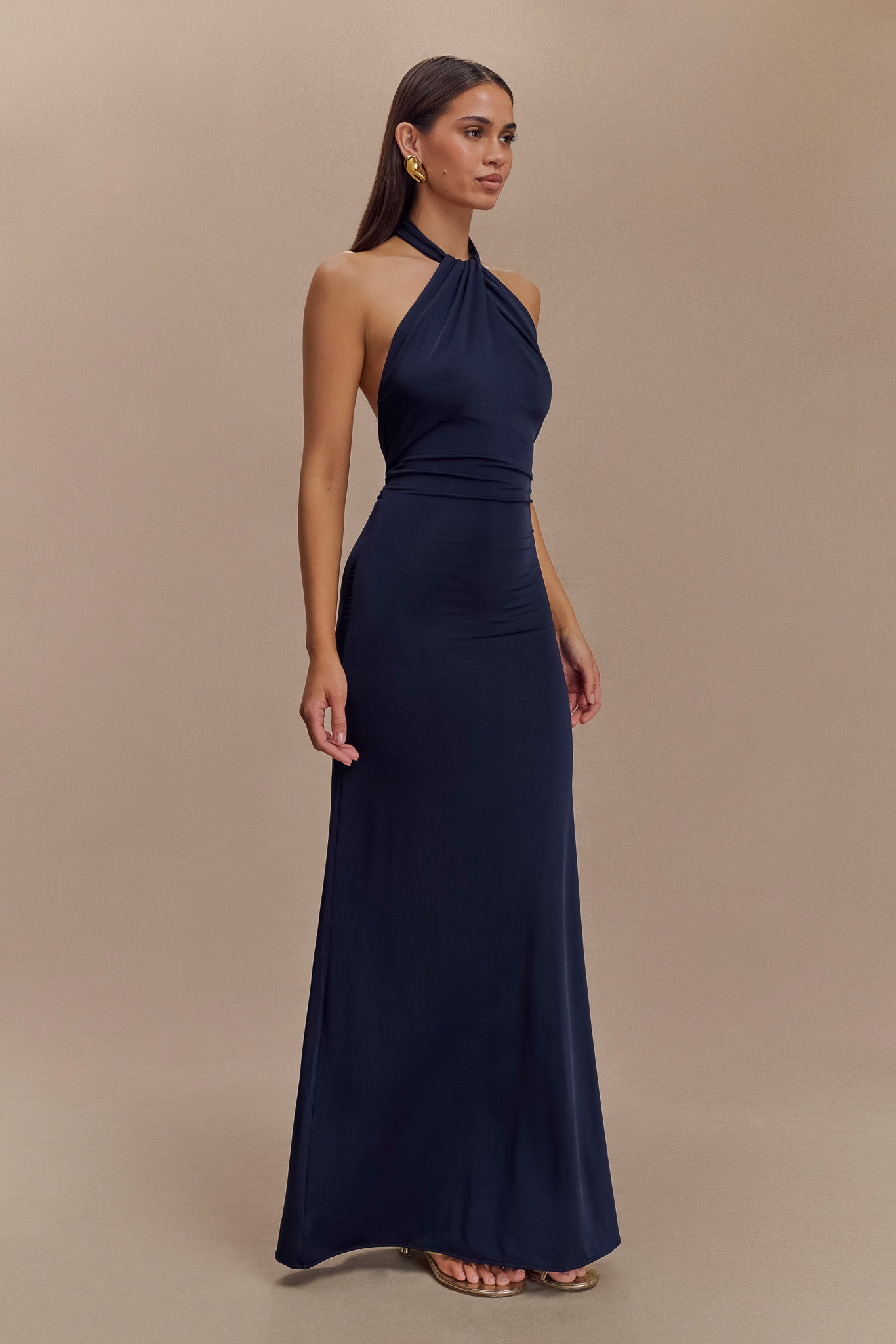 Vaelora Halter Maxi Dress