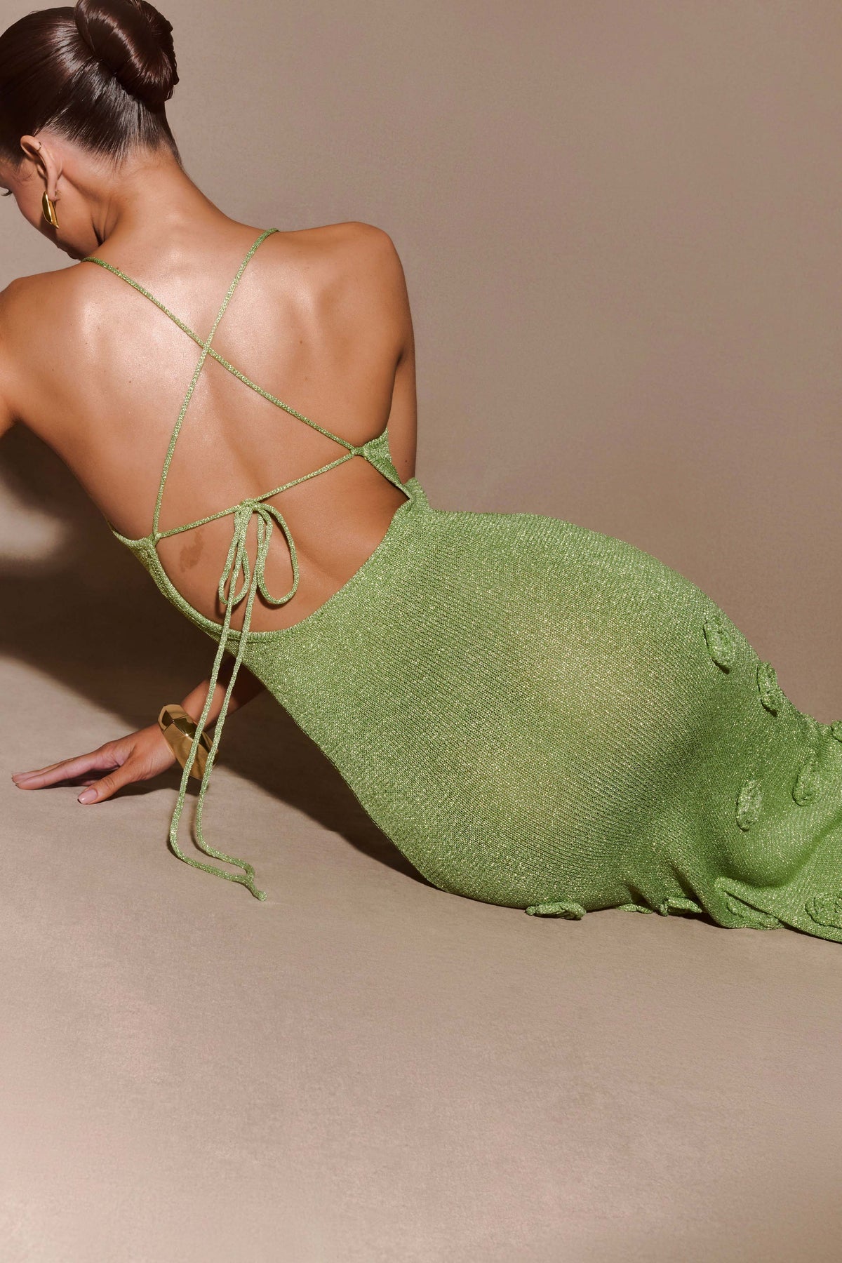 Sorelia Crochet Maxi Dress