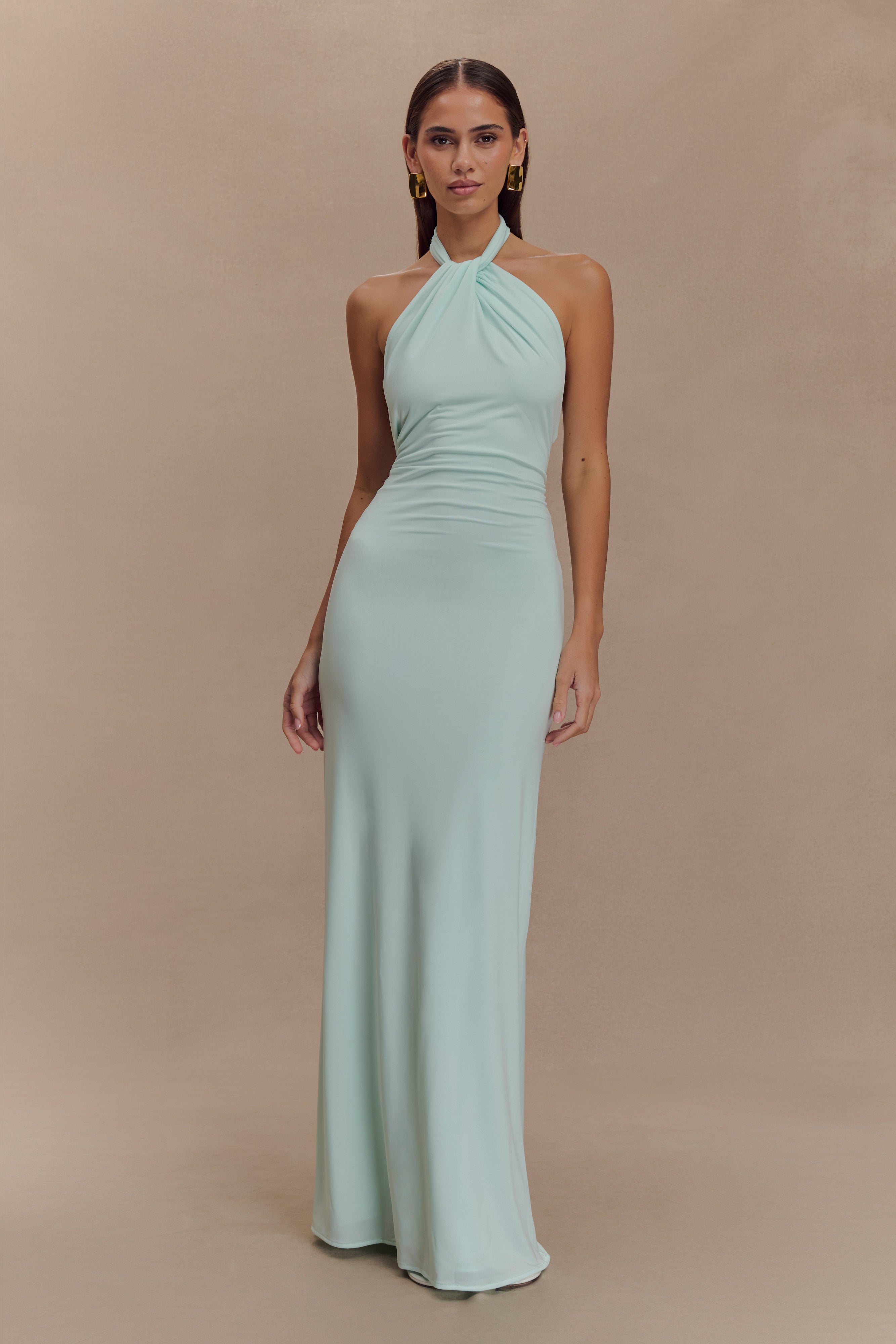 Vaelora Halter Maxi Dress
