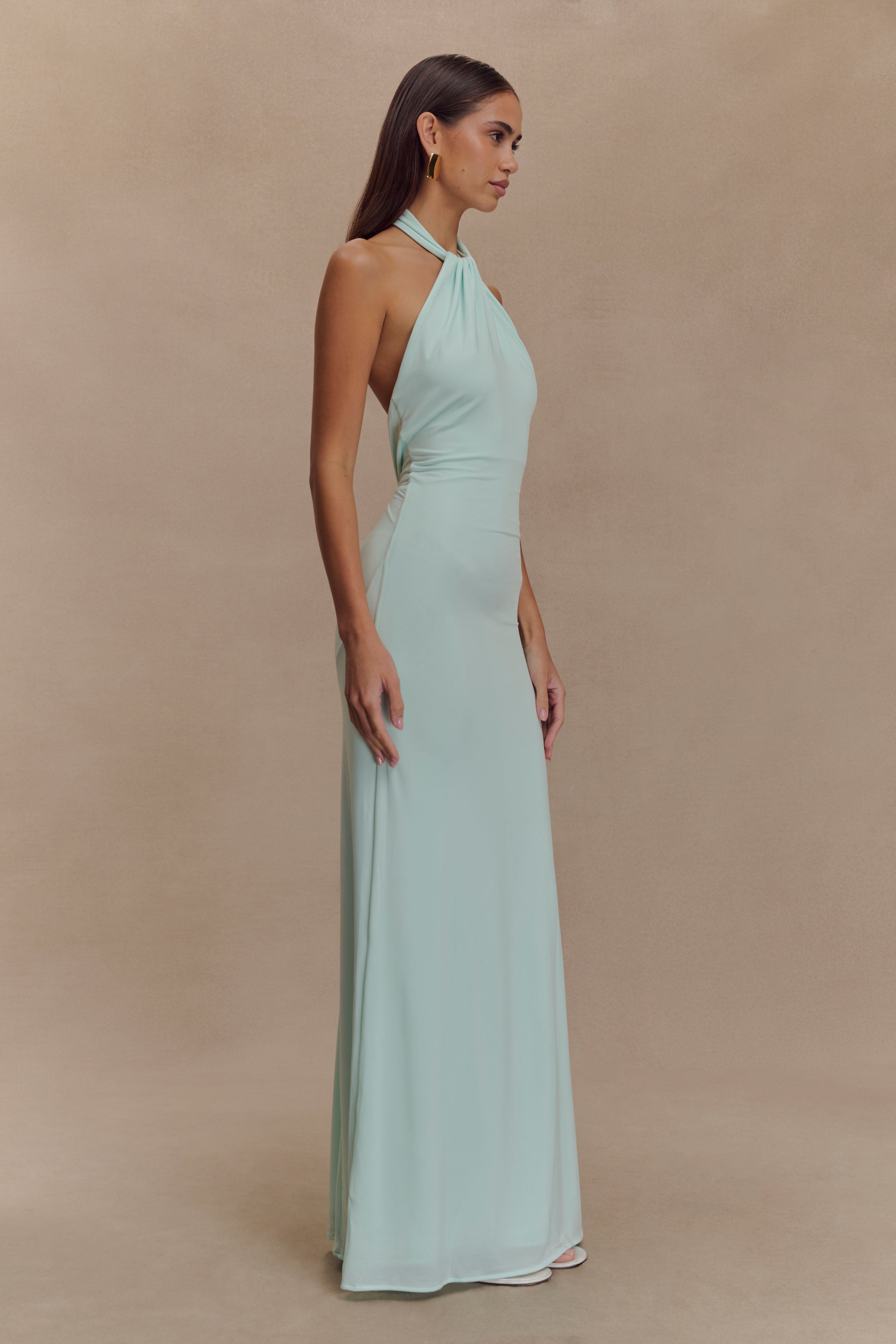 Vaelora Halter Maxi Dress