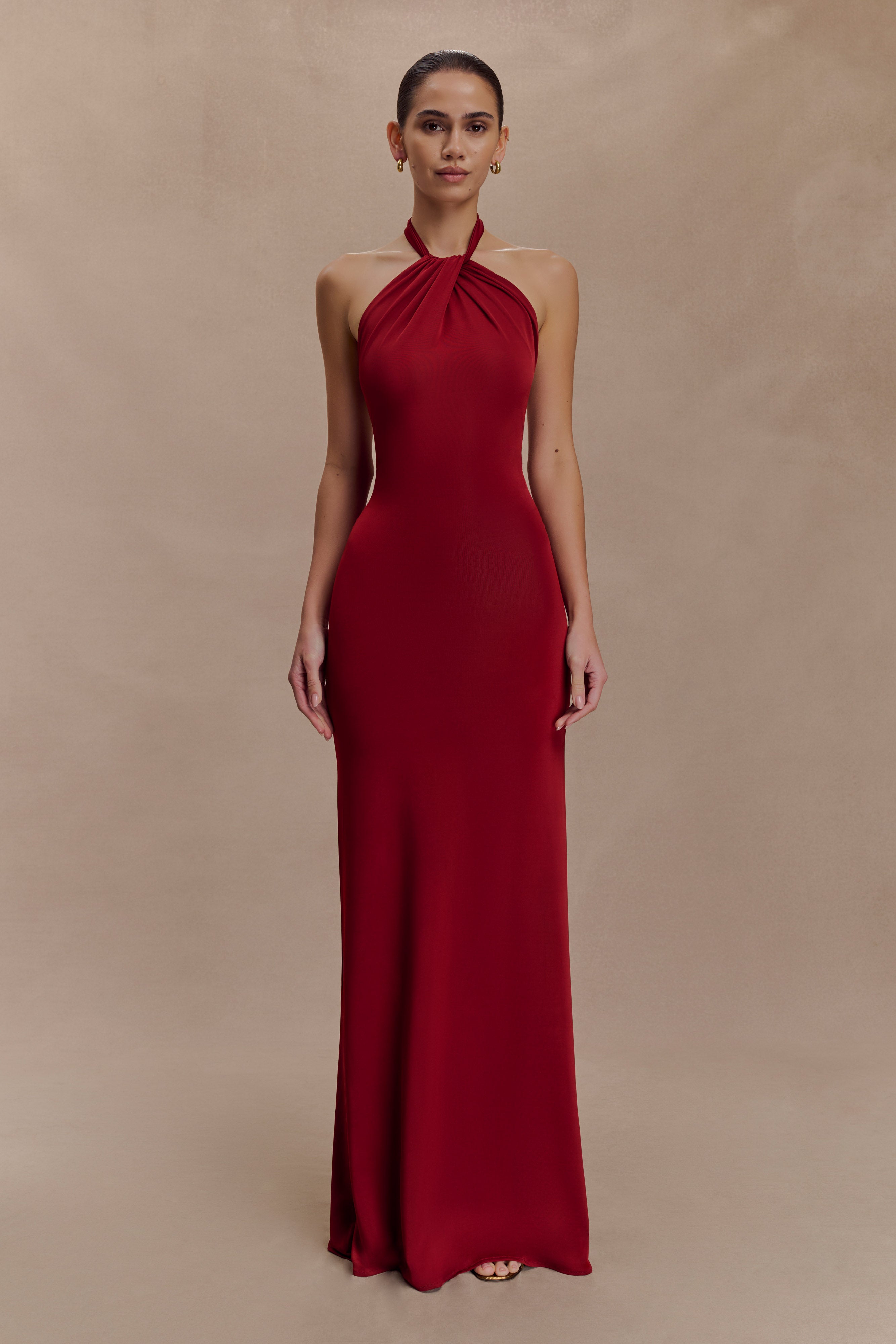 Vaelora Halter Maxi Dress