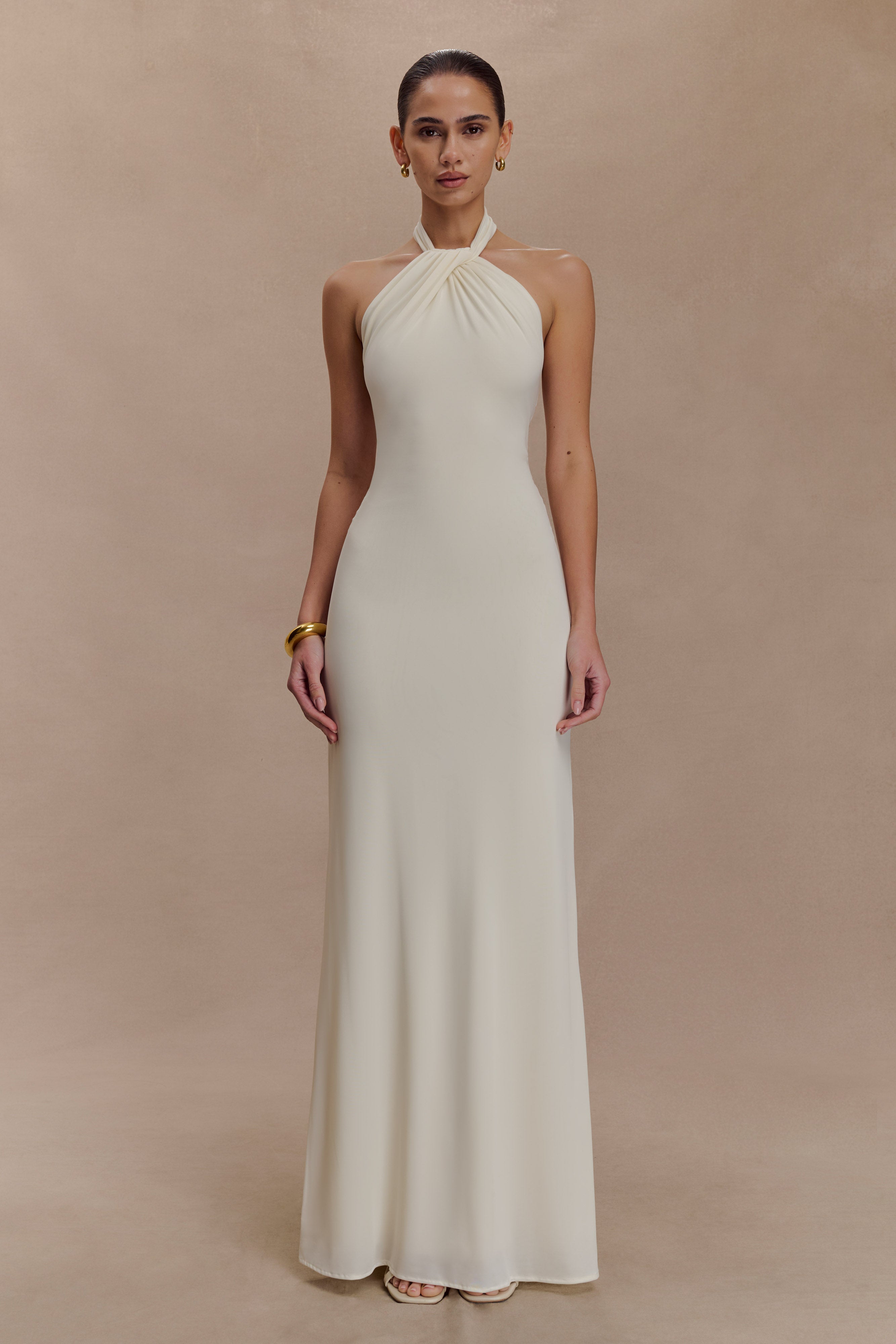 Vaelora Halter Maxi Dress