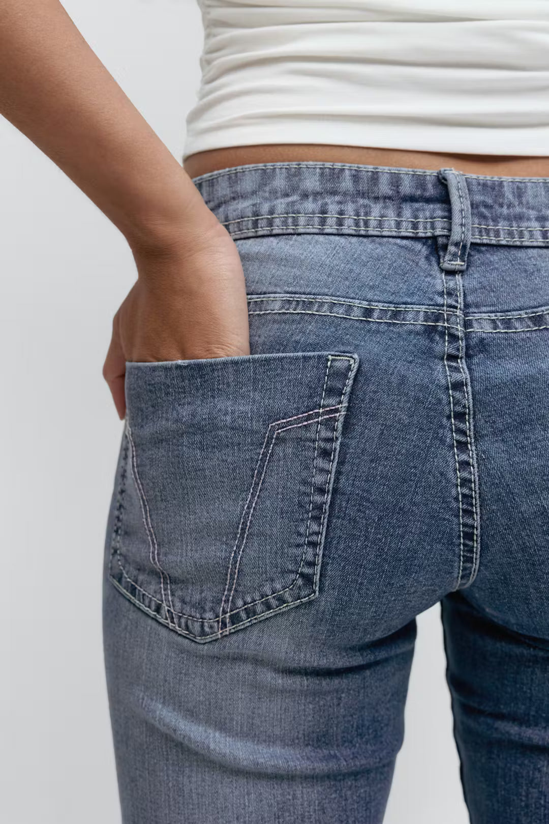 Liora Low Rise Flare Denim