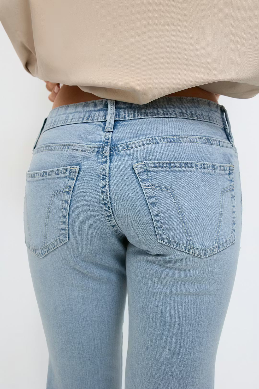 Liora Low Rise Flare Denim