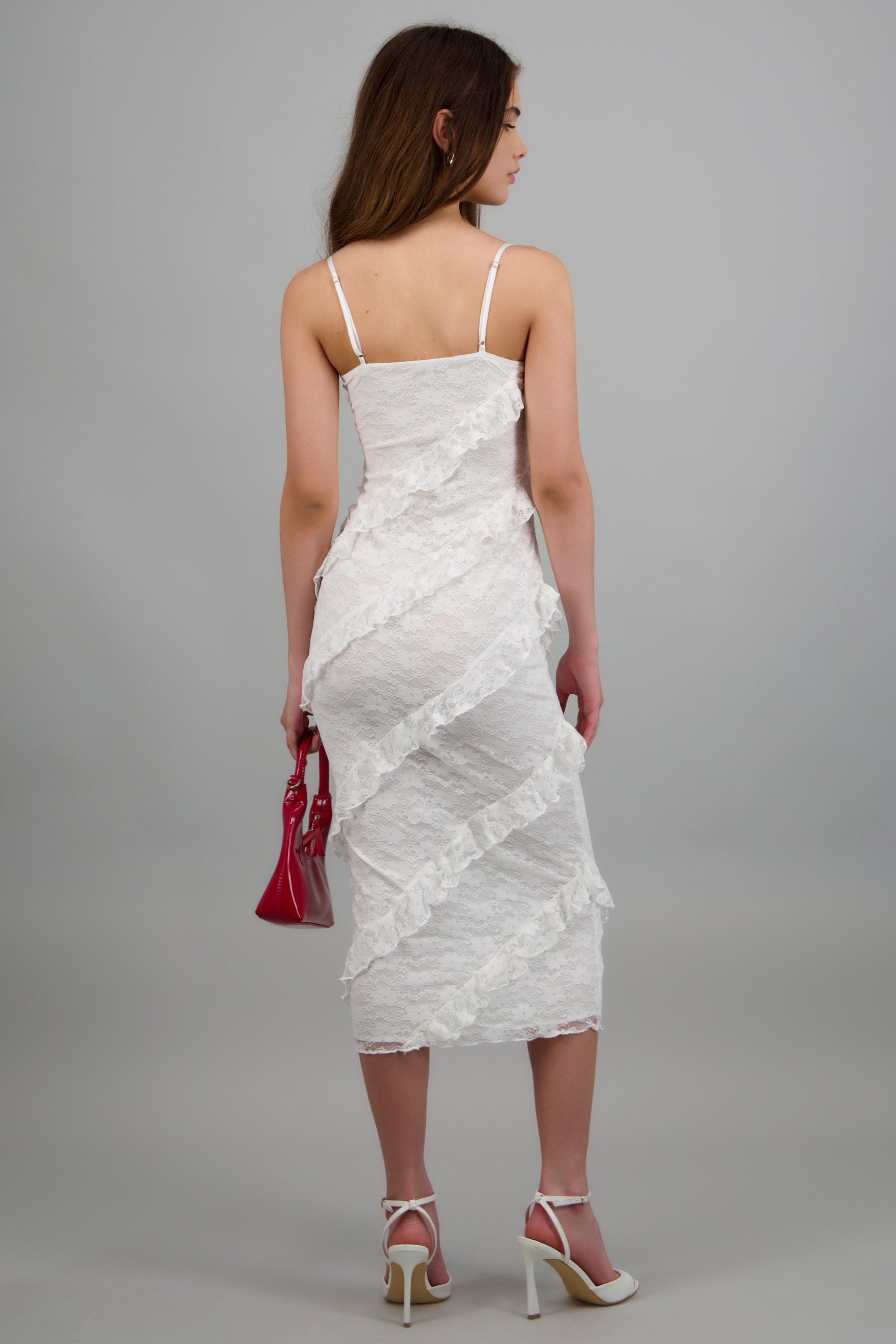 Orelisse Lace Midi Dress