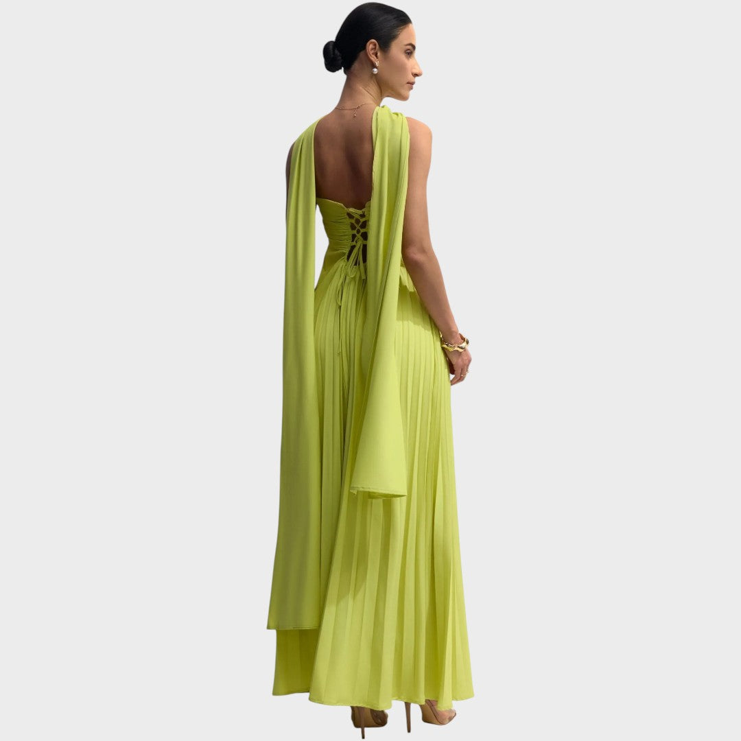 Avenya Pleated Maxi Dress