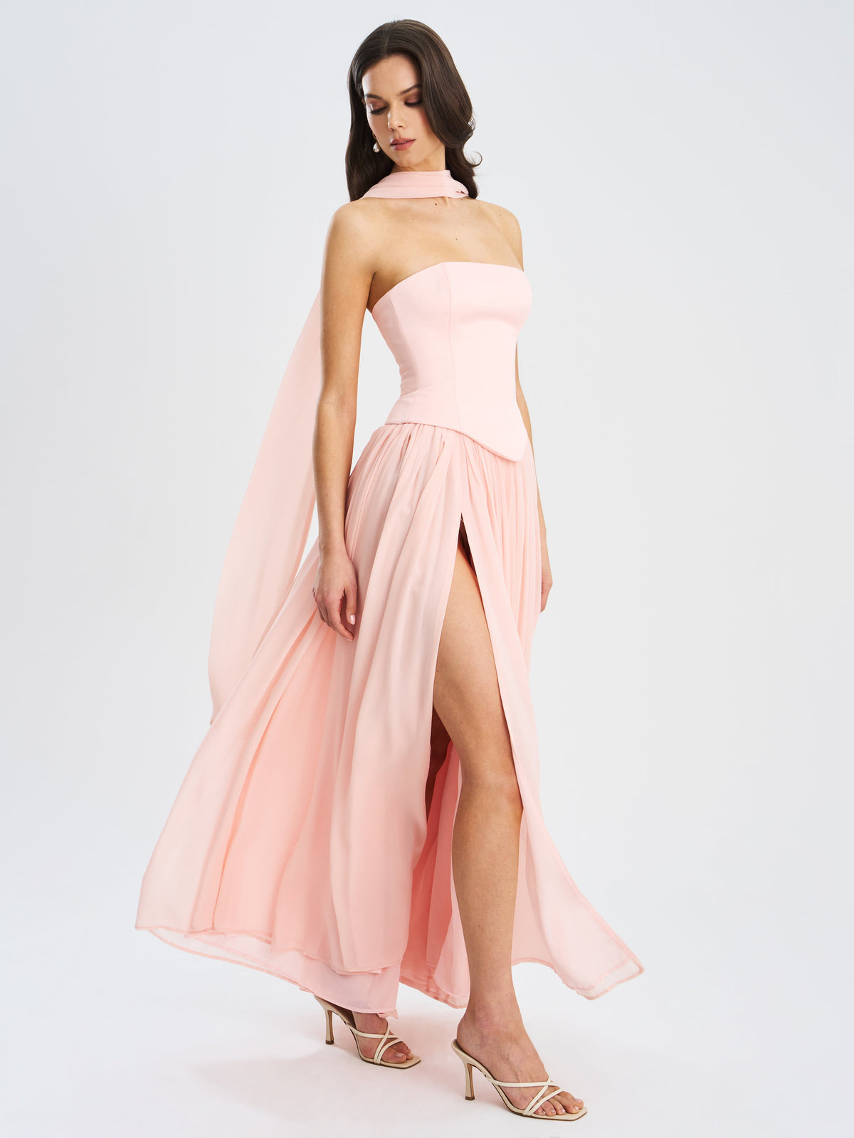 Qianna Strapless Maxi Dress