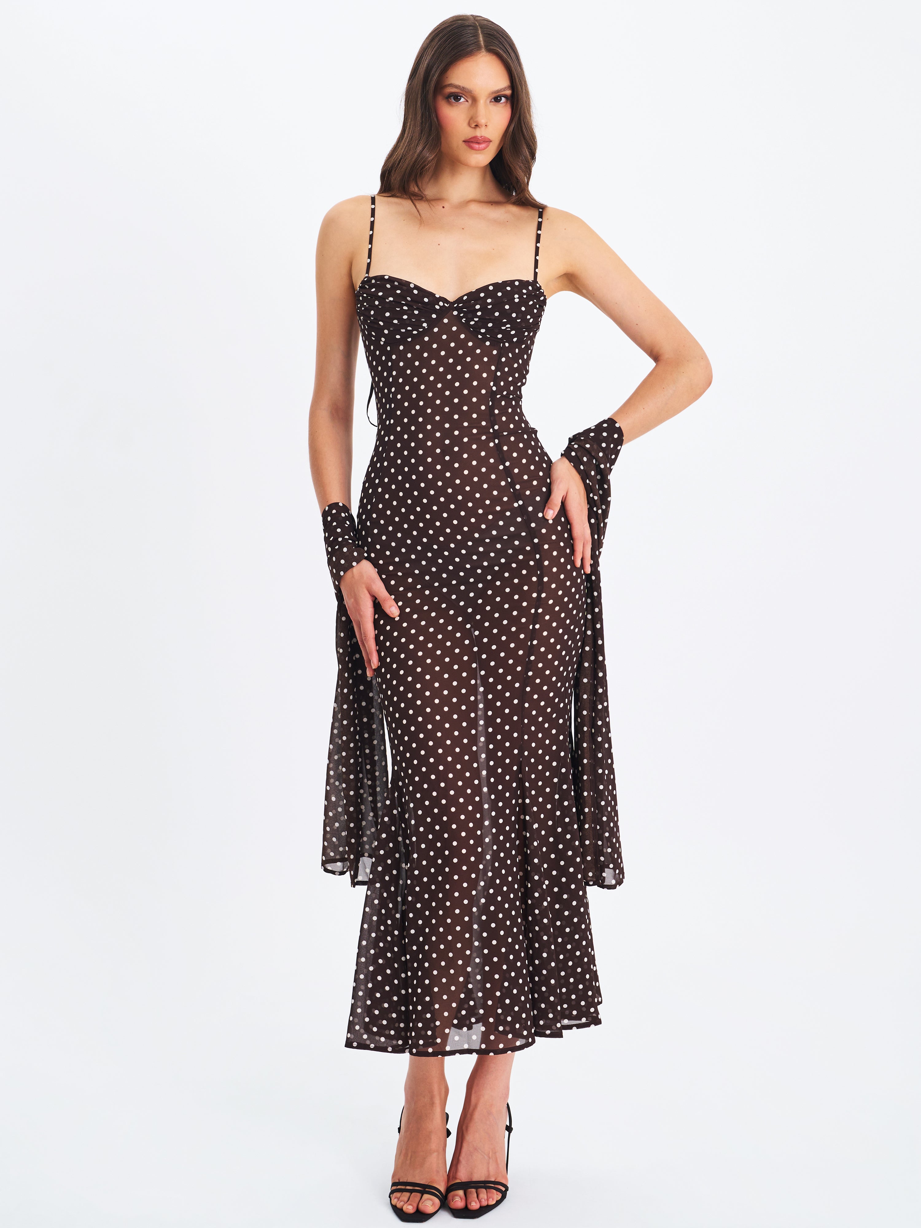 Valérinne Yadira Chiffon Maxi Dress