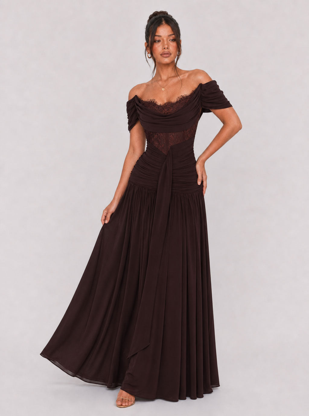 Marina Lace Maxi Dress