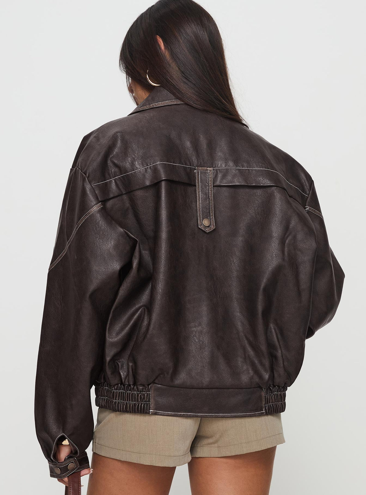 Brielle Faux Leather Jacket