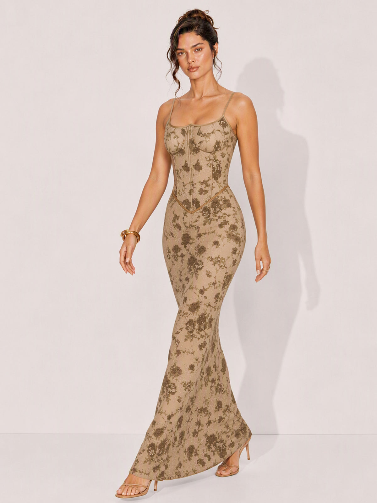 Florence Jacquard Maxi Dress