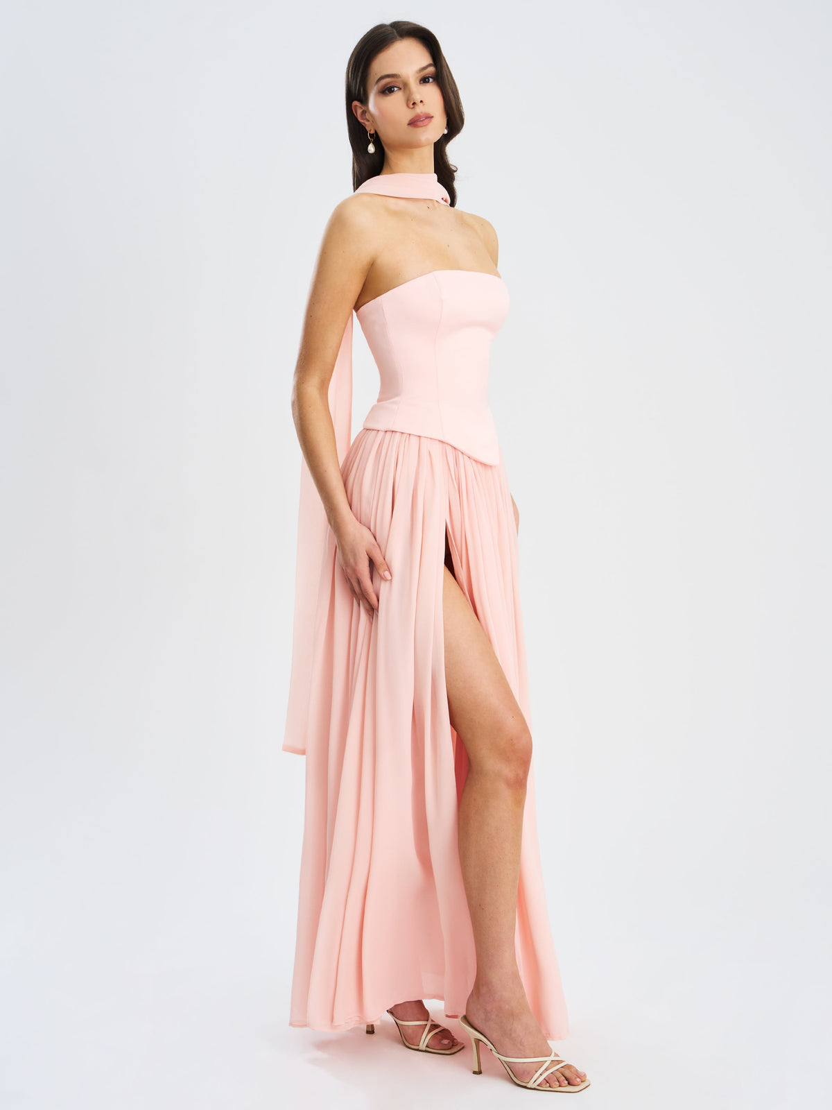 Qianna Strapless Maxi Dress