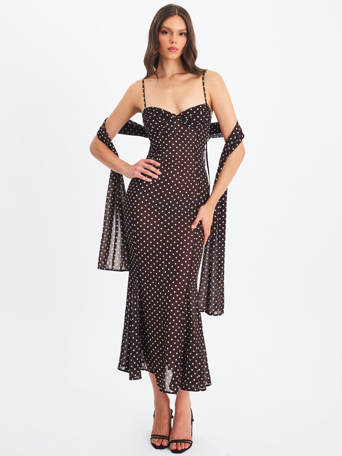 Yadira Chiffon Maxi Dress